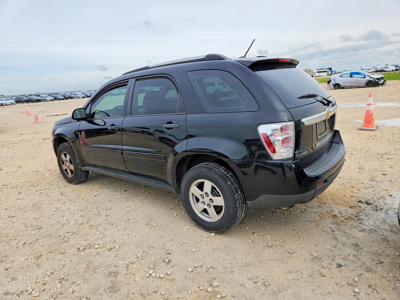 2008 Chevrolet Equinox Ls Black vin: 2CNDL23F286056010