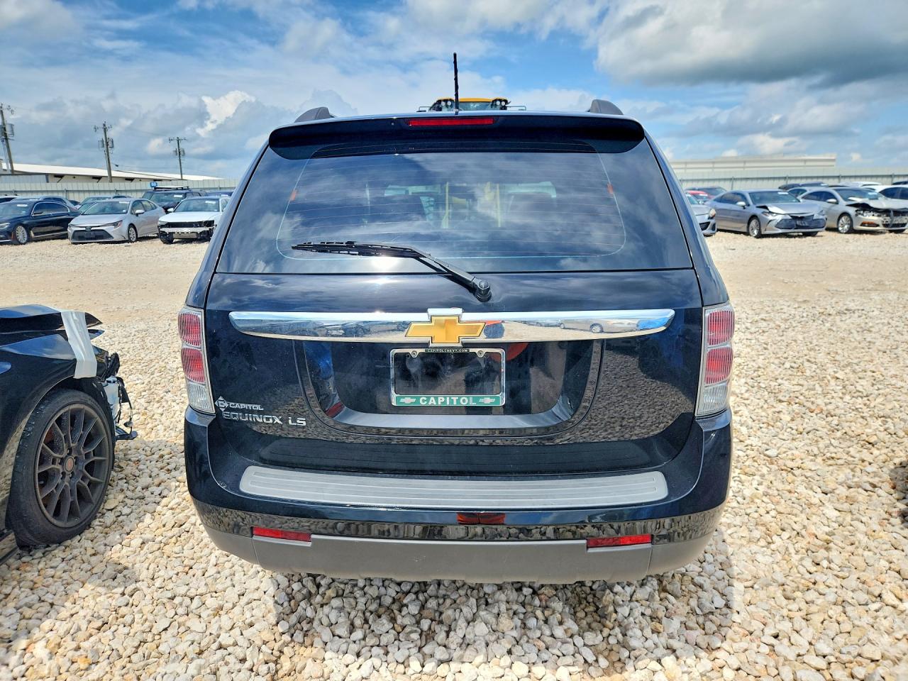 2008 Chevrolet Equinox Ls Black vin: 2CNDL23F286056010