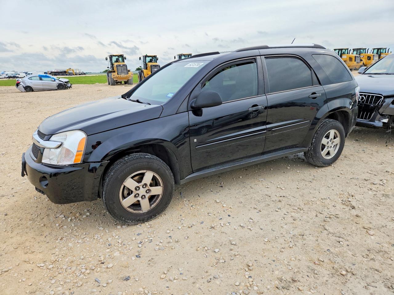 2008 Chevrolet Equinox Ls Black vin: 2CNDL23F286056010