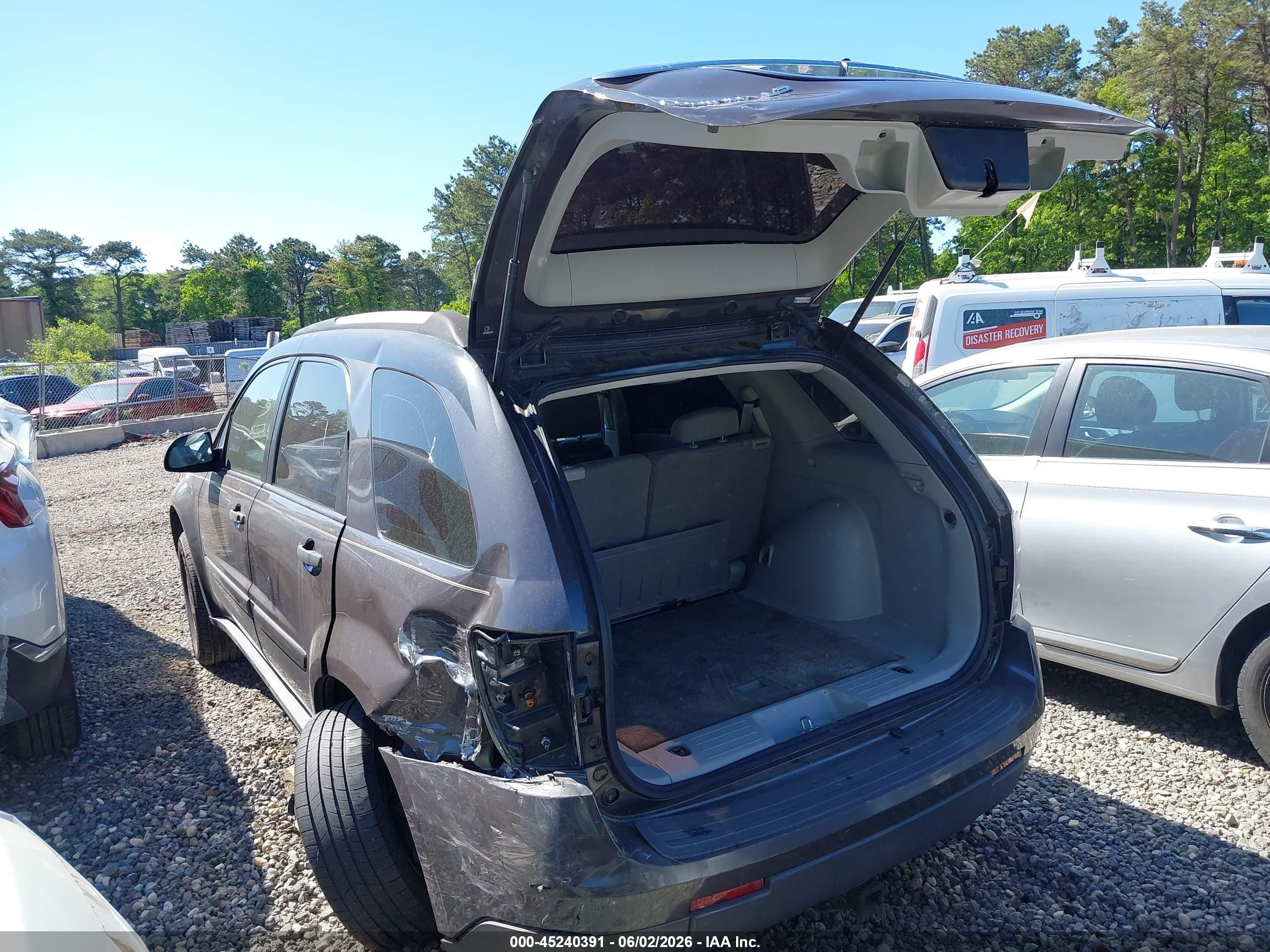 2008 Chevrolet Equinox Ls Gray vin: 2CNDL23F286311528
