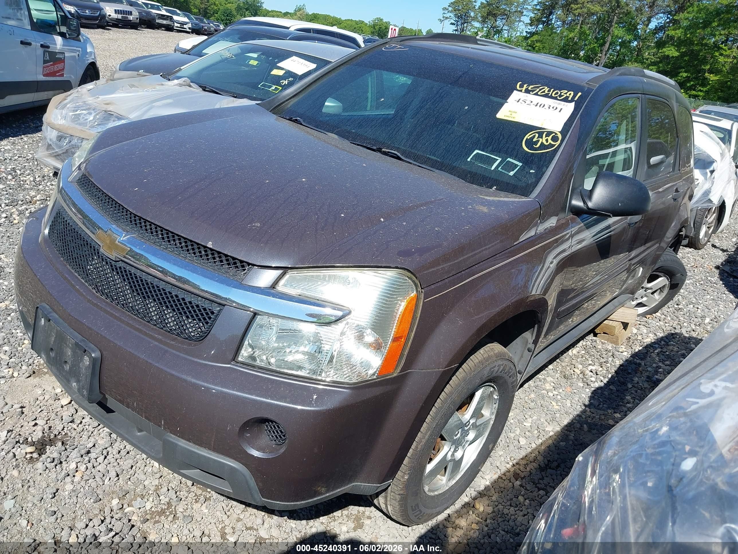 2008 Chevrolet Equinox Ls Gray vin: 2CNDL23F286311528