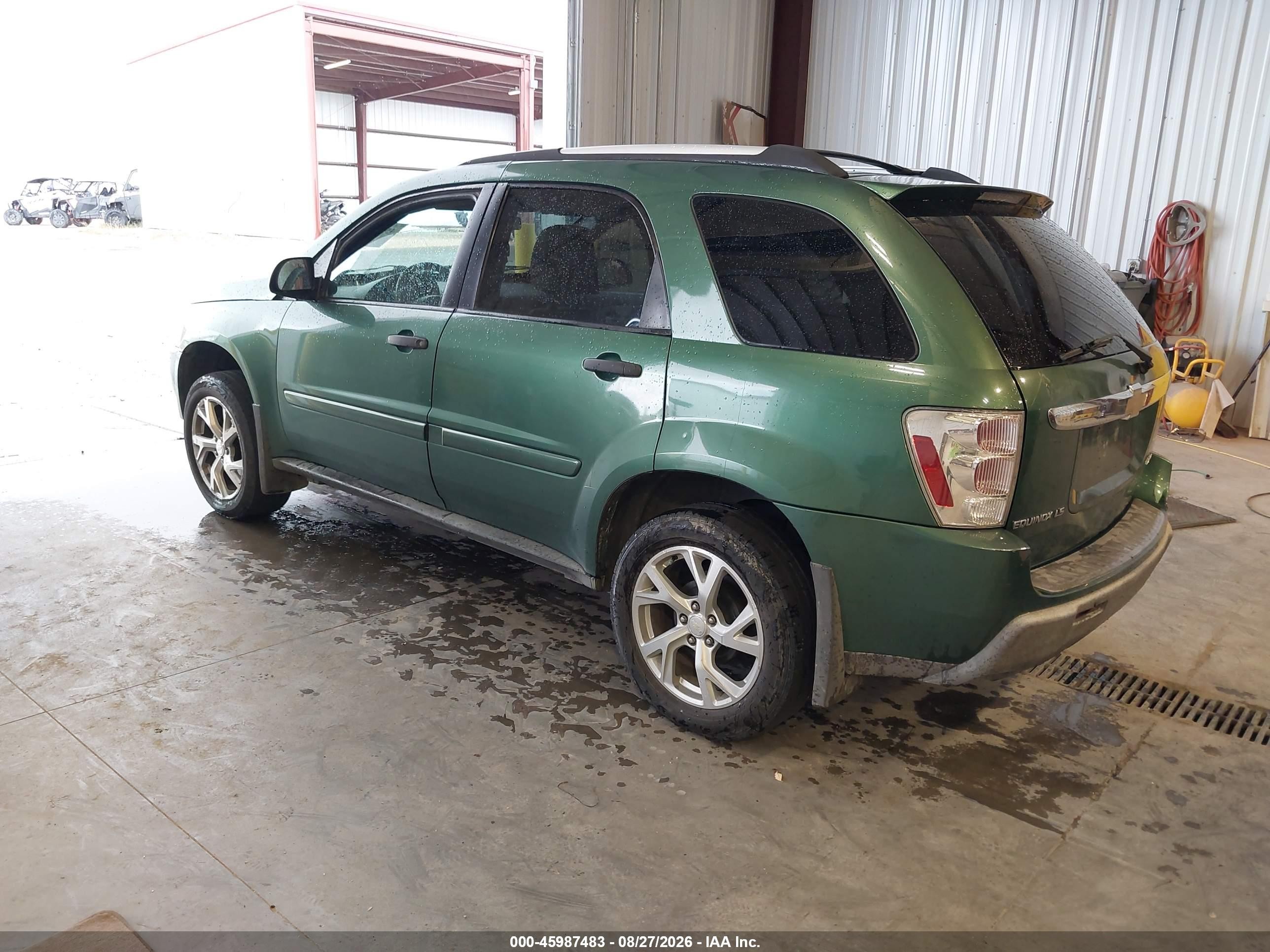 2005 Chevrolet Equinox Ls Green vin: 2CNDL23F556043862