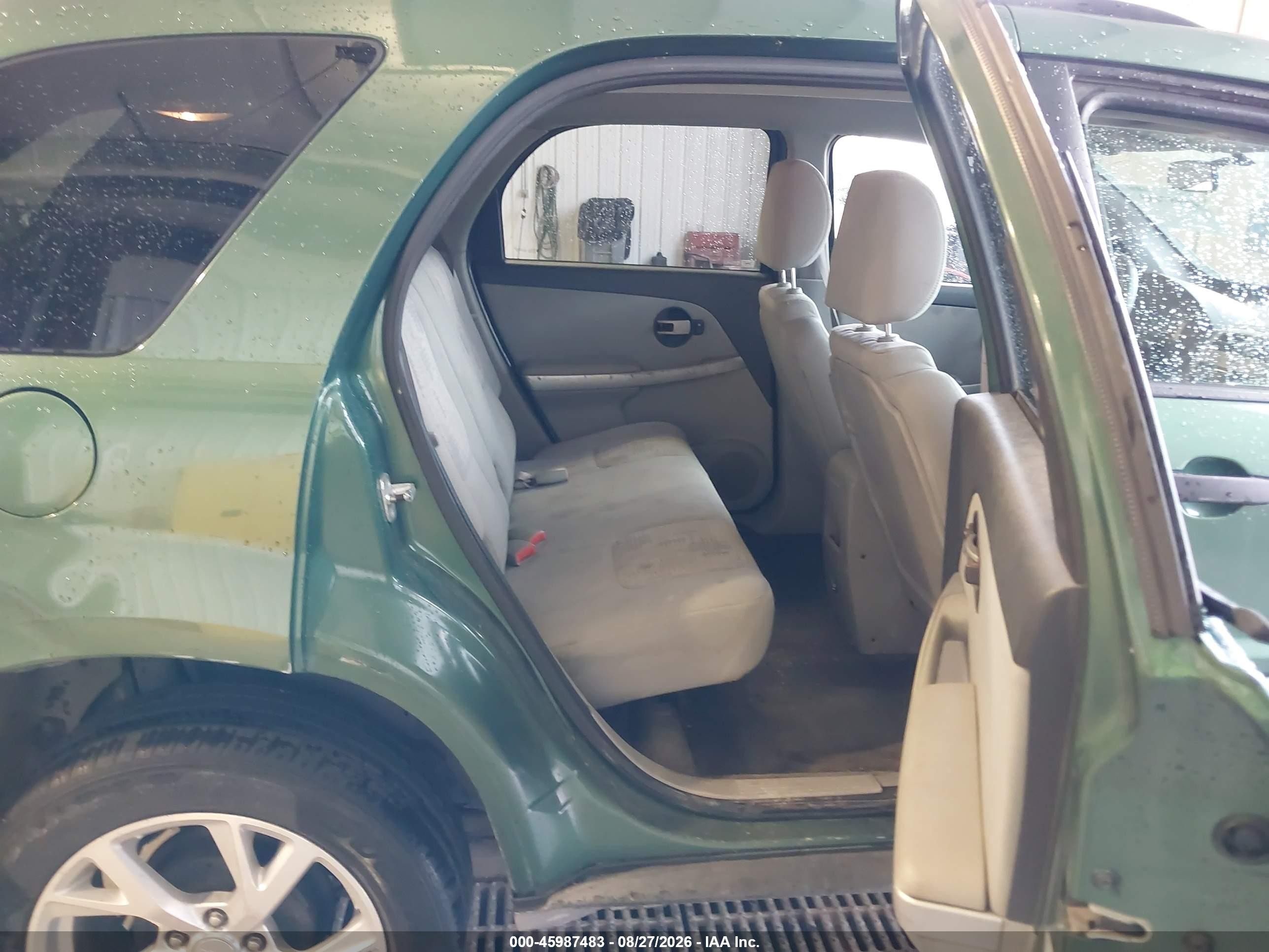 2005 Chevrolet Equinox Ls Green vin: 2CNDL23F556043862