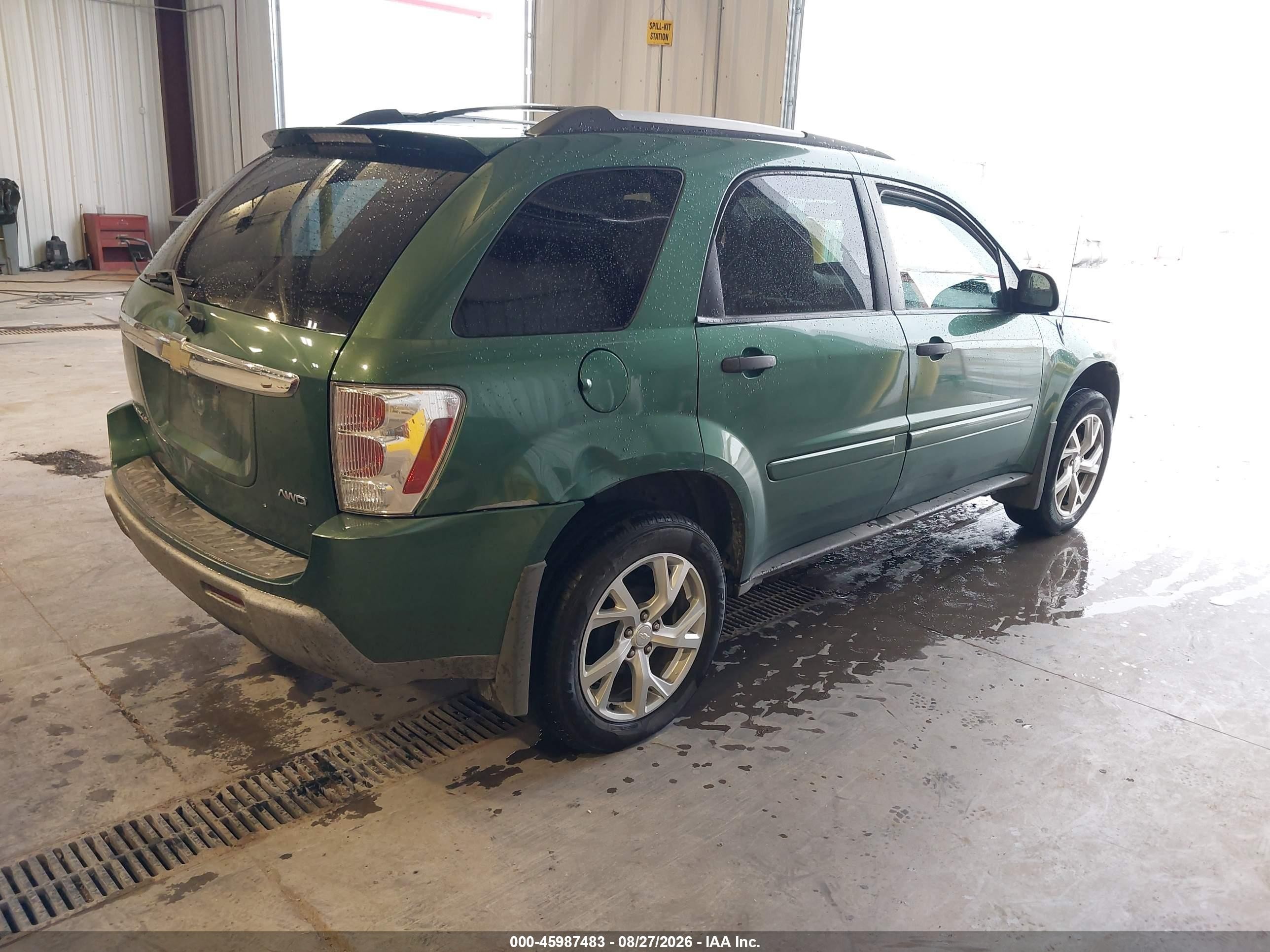 2005 Chevrolet Equinox Ls Green vin: 2CNDL23F556043862