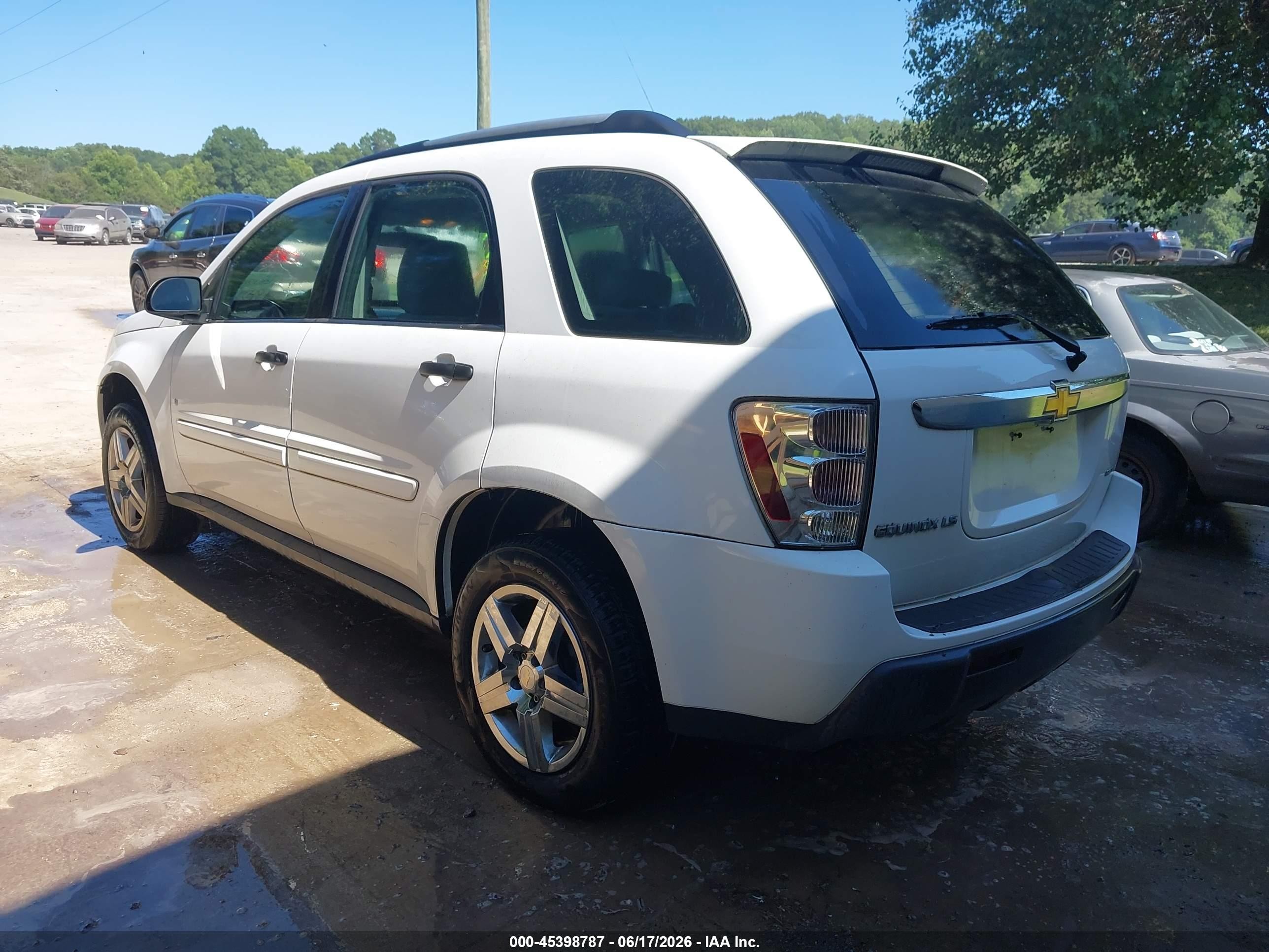 2006 Chevrolet Equinox Ls White vin: 2CNDL23F566013309
