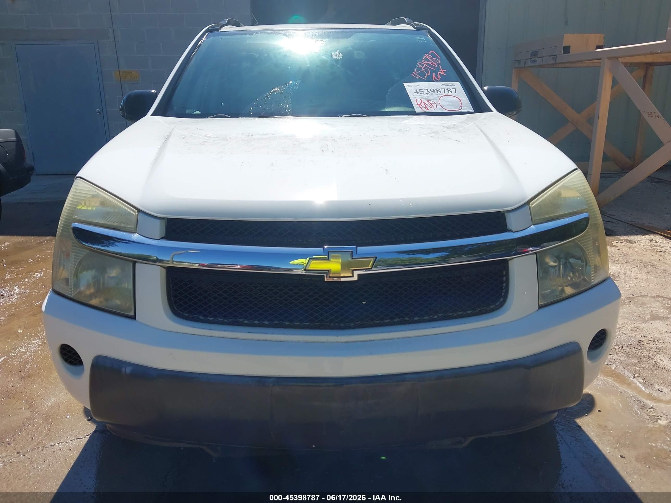 2006 Chevrolet Equinox Ls White vin: 2CNDL23F566013309