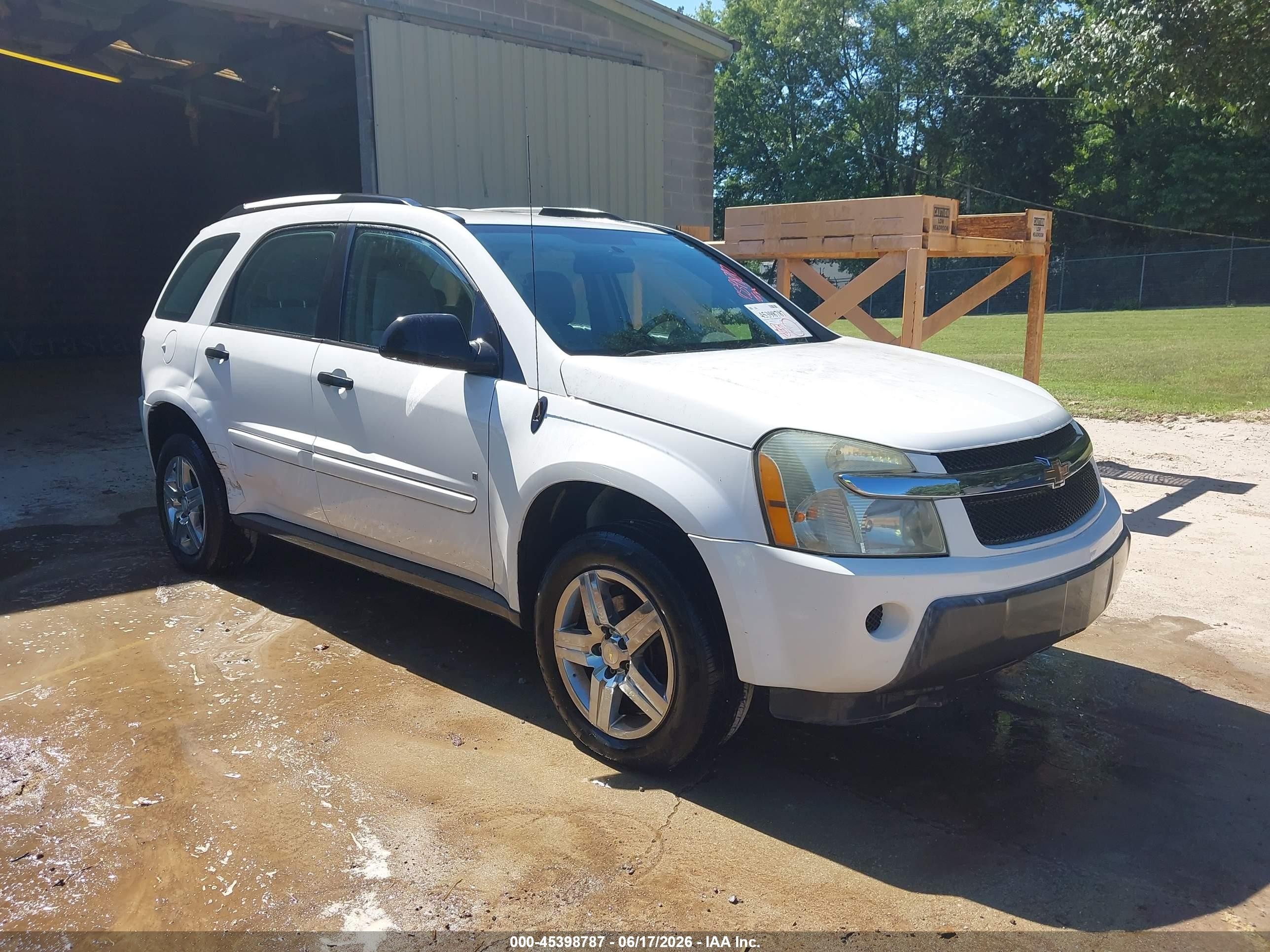 2006 Chevrolet Equinox Ls White vin: 2CNDL23F566013309