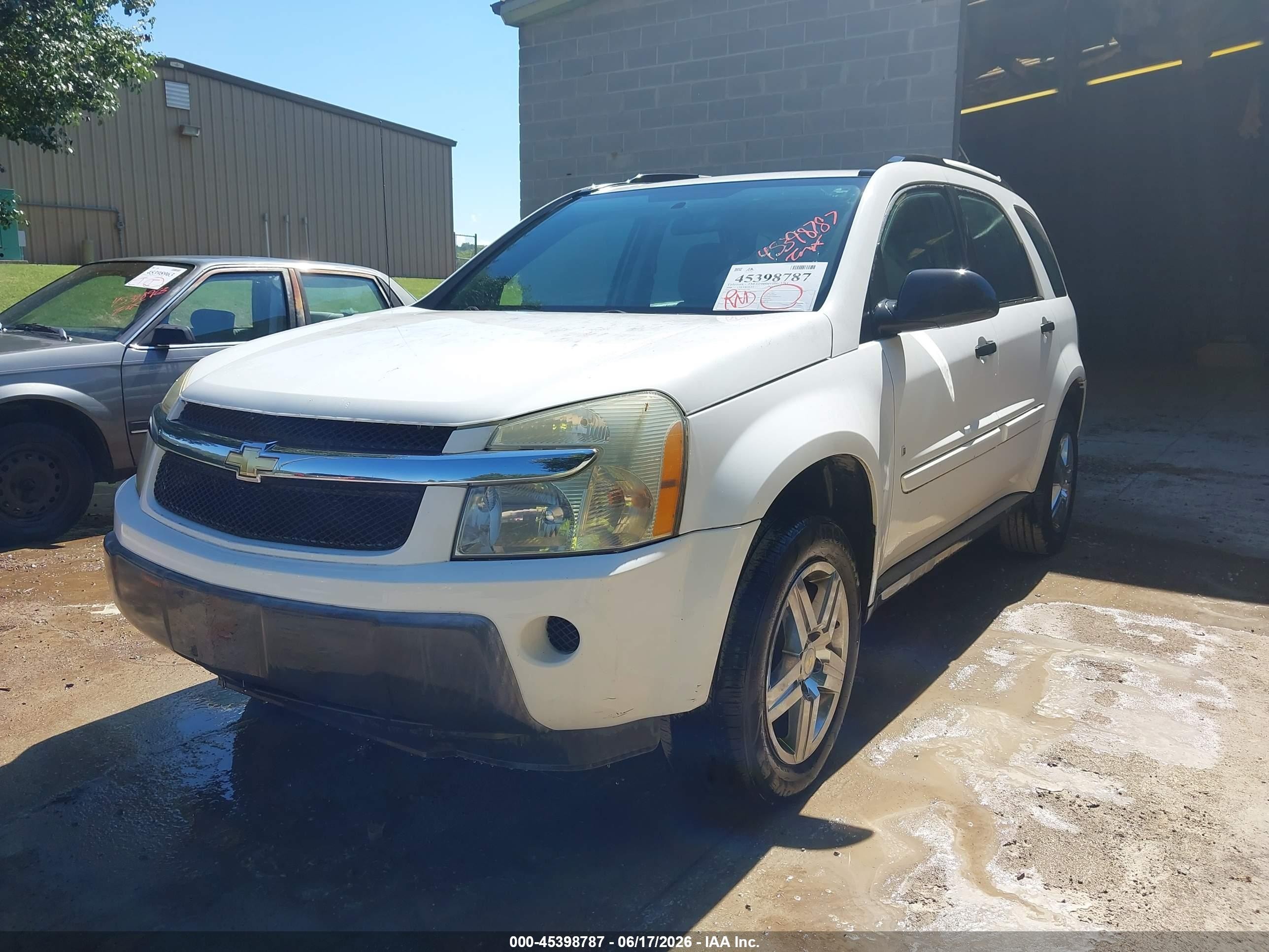 2006 Chevrolet Equinox Ls White vin: 2CNDL23F566013309