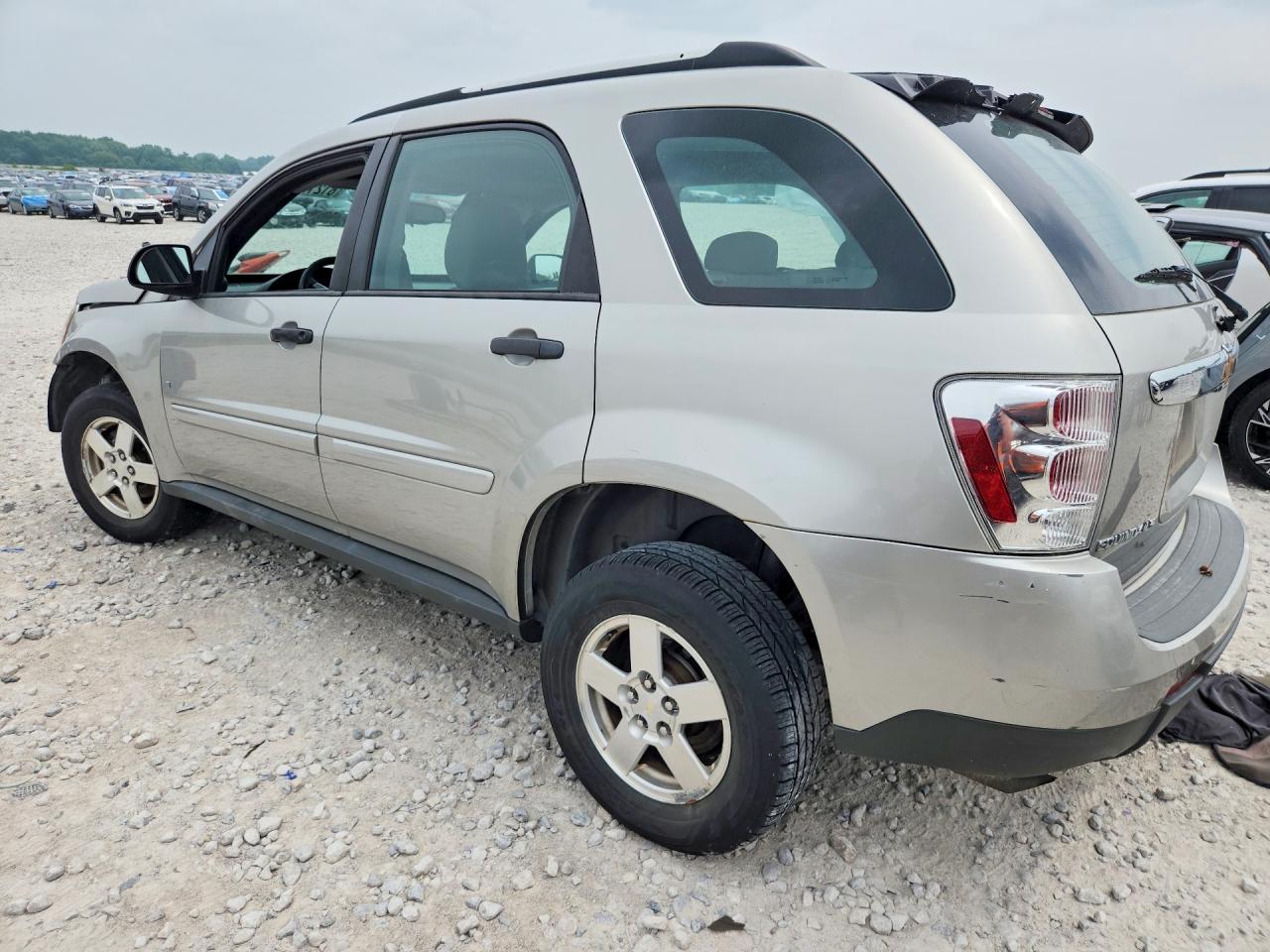 2008 Chevrolet Equinox Ls Silver vin: 2CNDL23F586061220