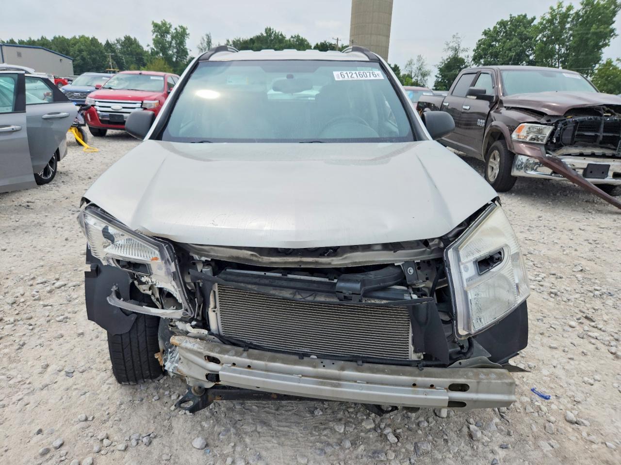 2008 Chevrolet Equinox Ls Silver vin: 2CNDL23F586061220