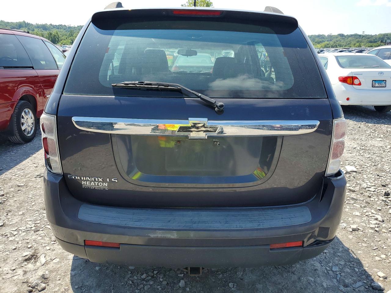 2008 Chevrolet Equinox Ls Gray vin: 2CNDL23F586283949