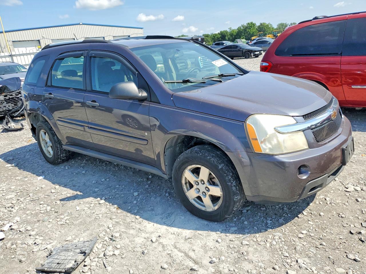 2008 Chevrolet Equinox Ls Gray vin: 2CNDL23F586283949