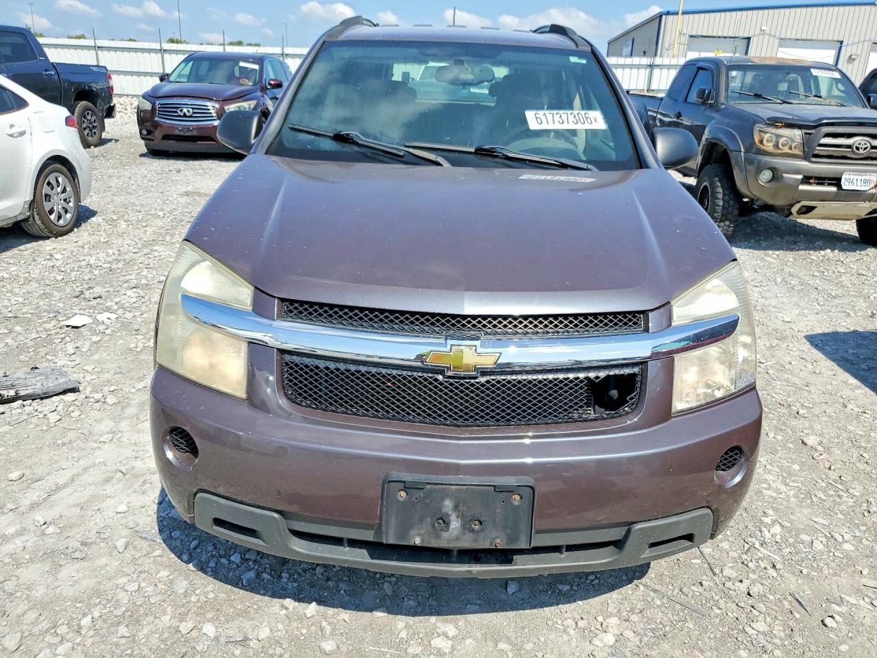 2008 Chevrolet Equinox Ls Gray vin: 2CNDL23F586283949