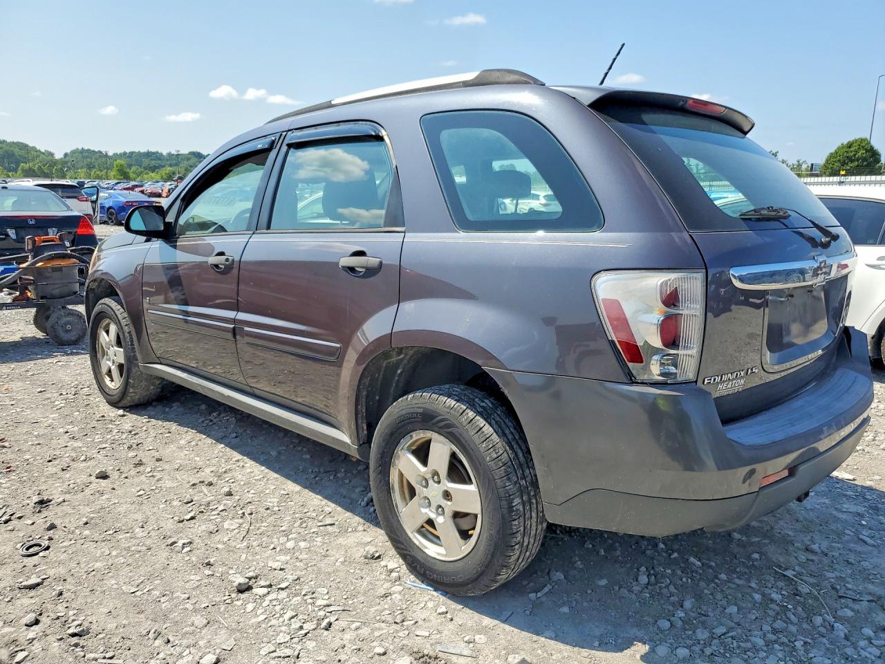 2008 Chevrolet Equinox Ls Gray vin: 2CNDL23F586283949