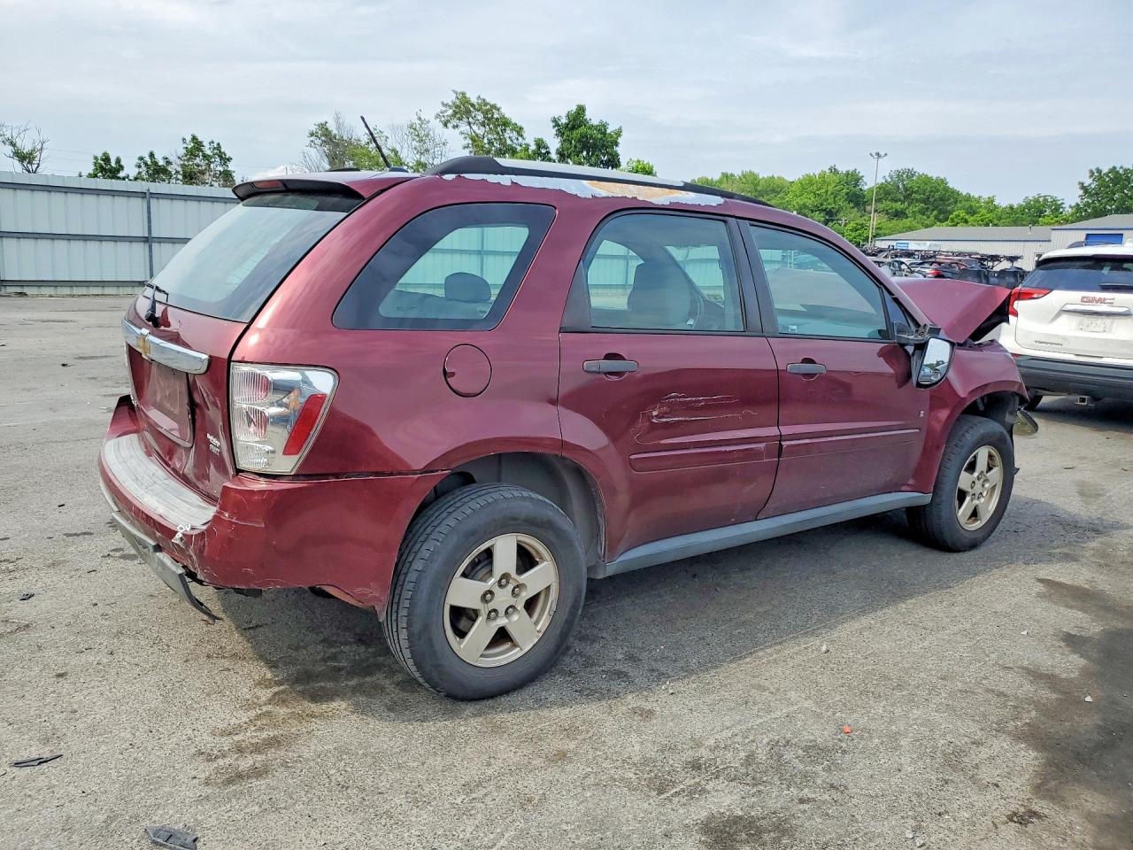 2009 Chevrolet Equinox Ls Бордовый vin: 2CNDL23F596204295