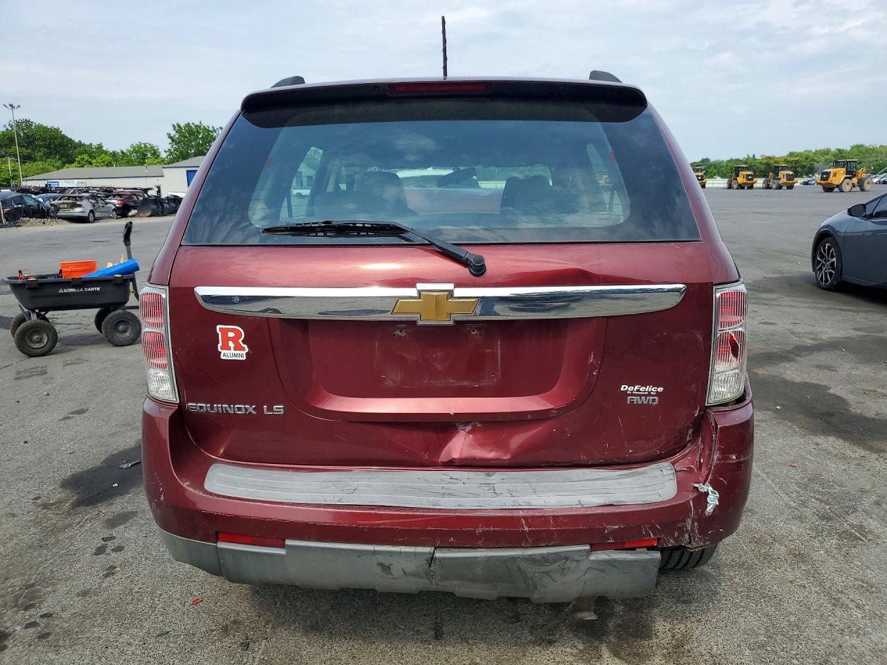 2009 Chevrolet Equinox Ls Бордовый vin: 2CNDL23F596204295
