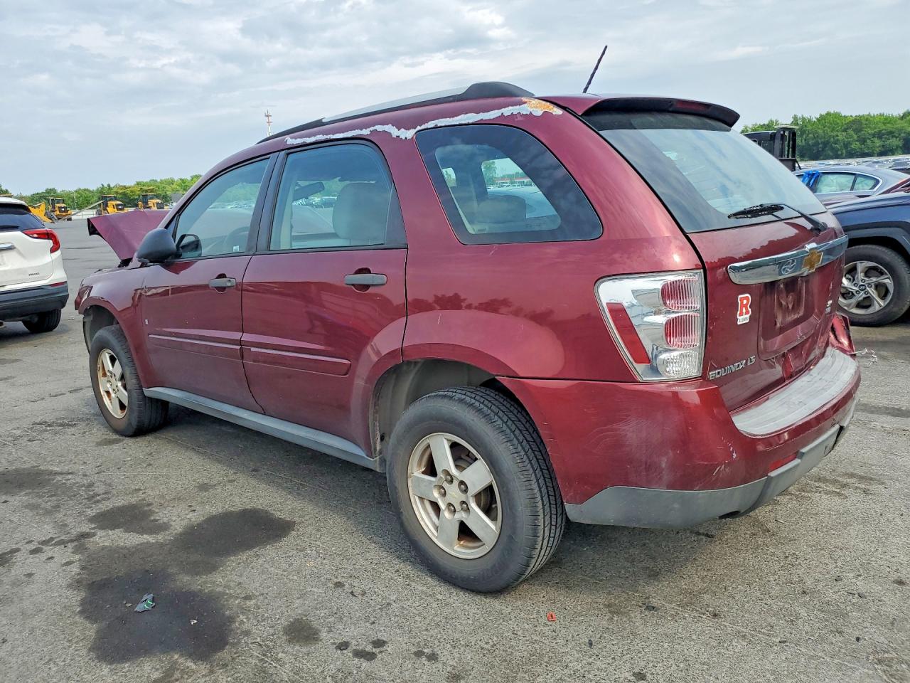 2009 Chevrolet Equinox Ls Бордовый vin: 2CNDL23F596204295