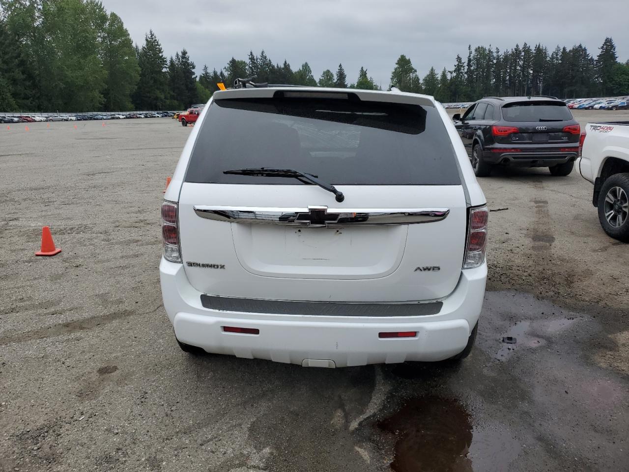 2005 Chevrolet Equinox Ls White vin: 2CNDL23F656042803
