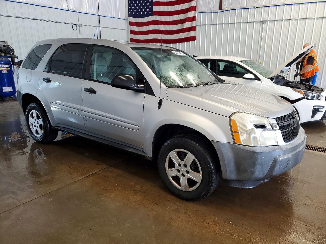 2005 Chevrolet Equinox Ls Silver vin: 2CNDL23F656200296