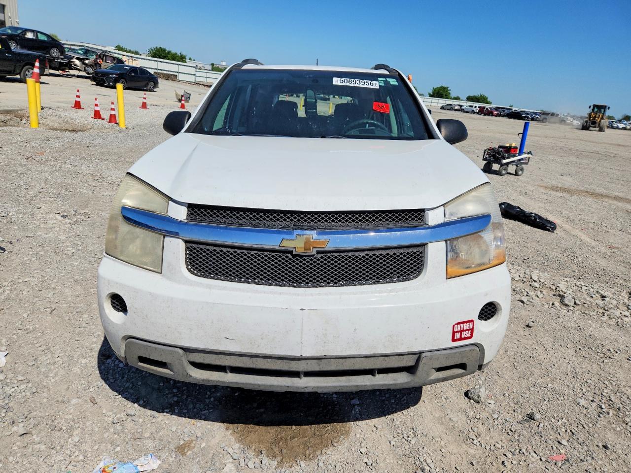 2008 Chevrolet Equinox Ls Белый vin: 2CNDL23F686046550