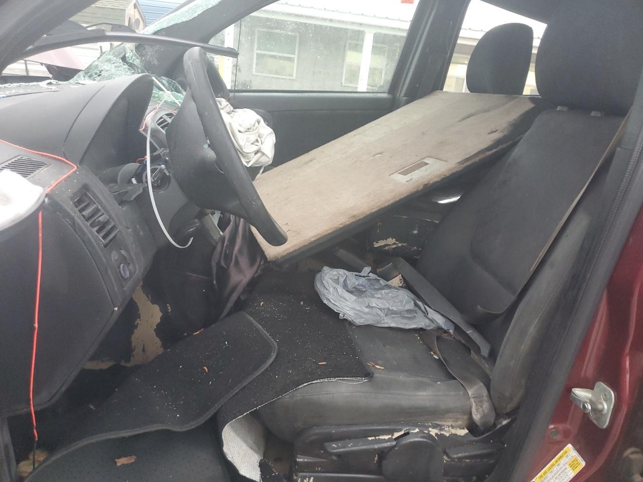 2008 Chevrolet Equinox Ls Burgundy vin: 2CNDL23F686072940