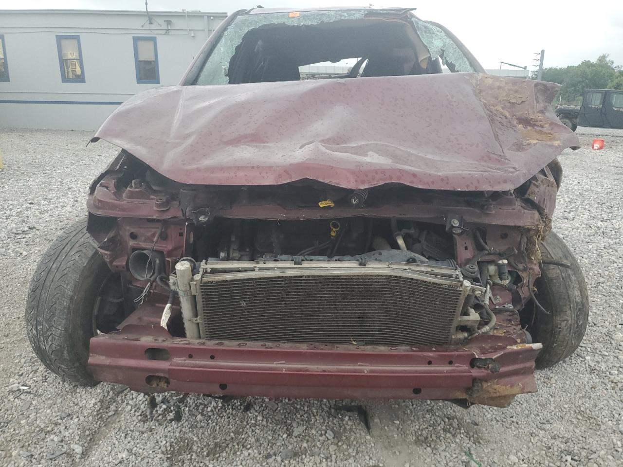 2008 Chevrolet Equinox Ls Burgundy vin: 2CNDL23F686072940