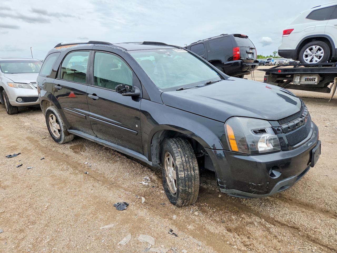 2008 Chevrolet Equinox Ls Black vin: 2CNDL23F686294474