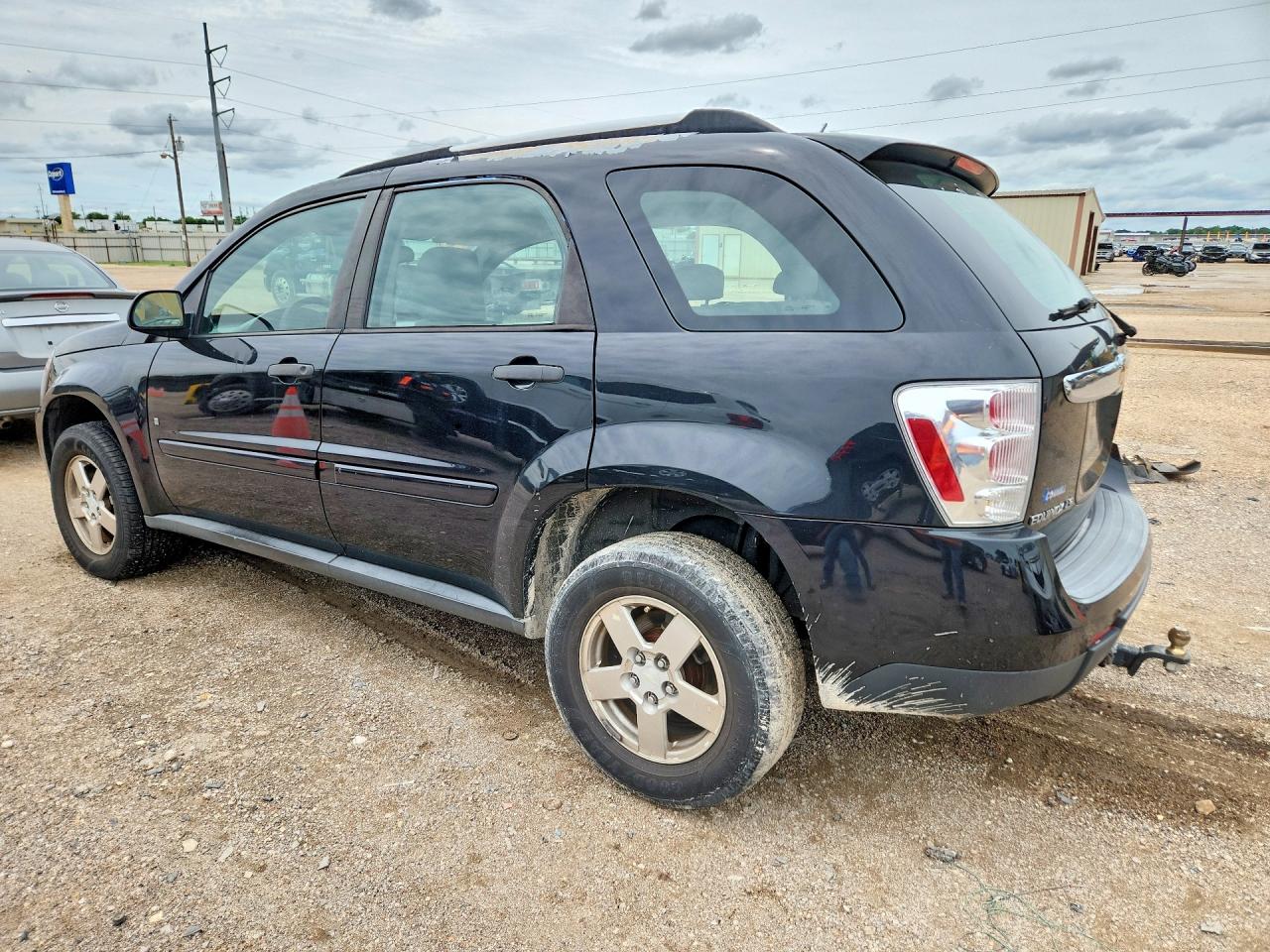 2008 Chevrolet Equinox Ls Black vin: 2CNDL23F686294474