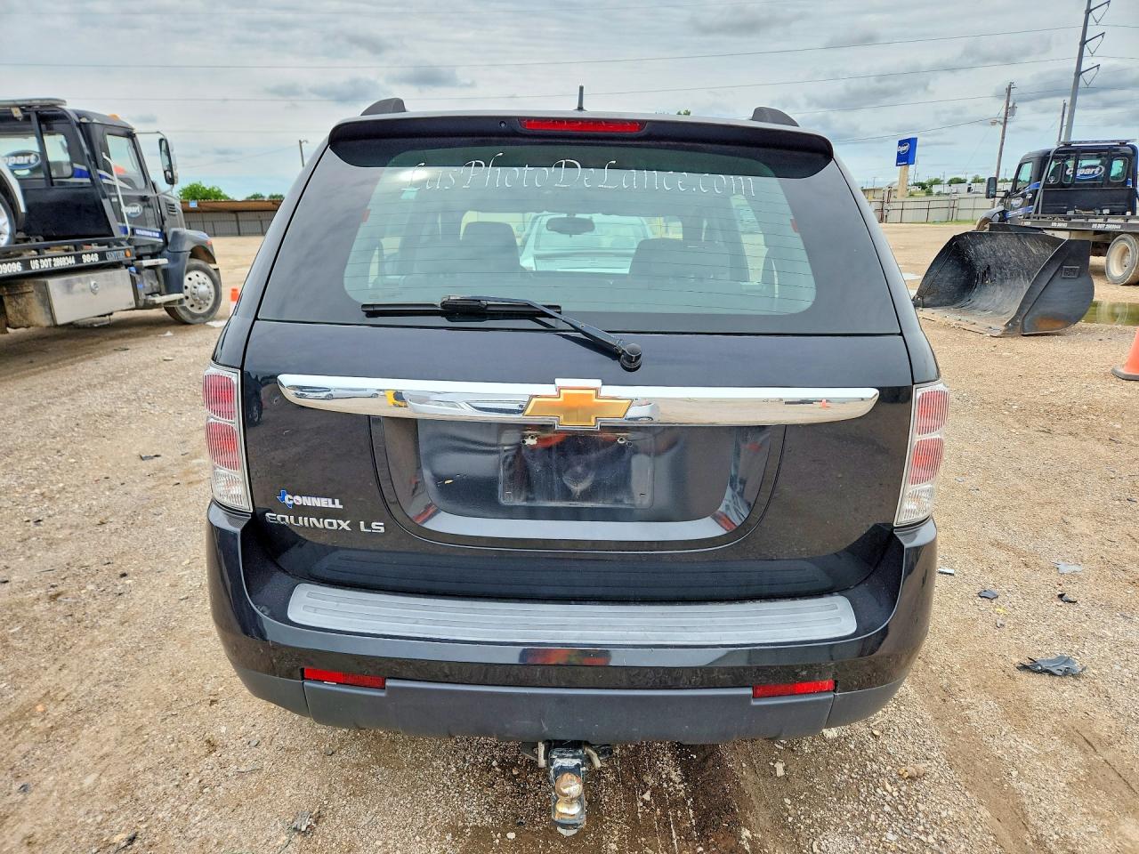 2008 Chevrolet Equinox Ls Black vin: 2CNDL23F686294474