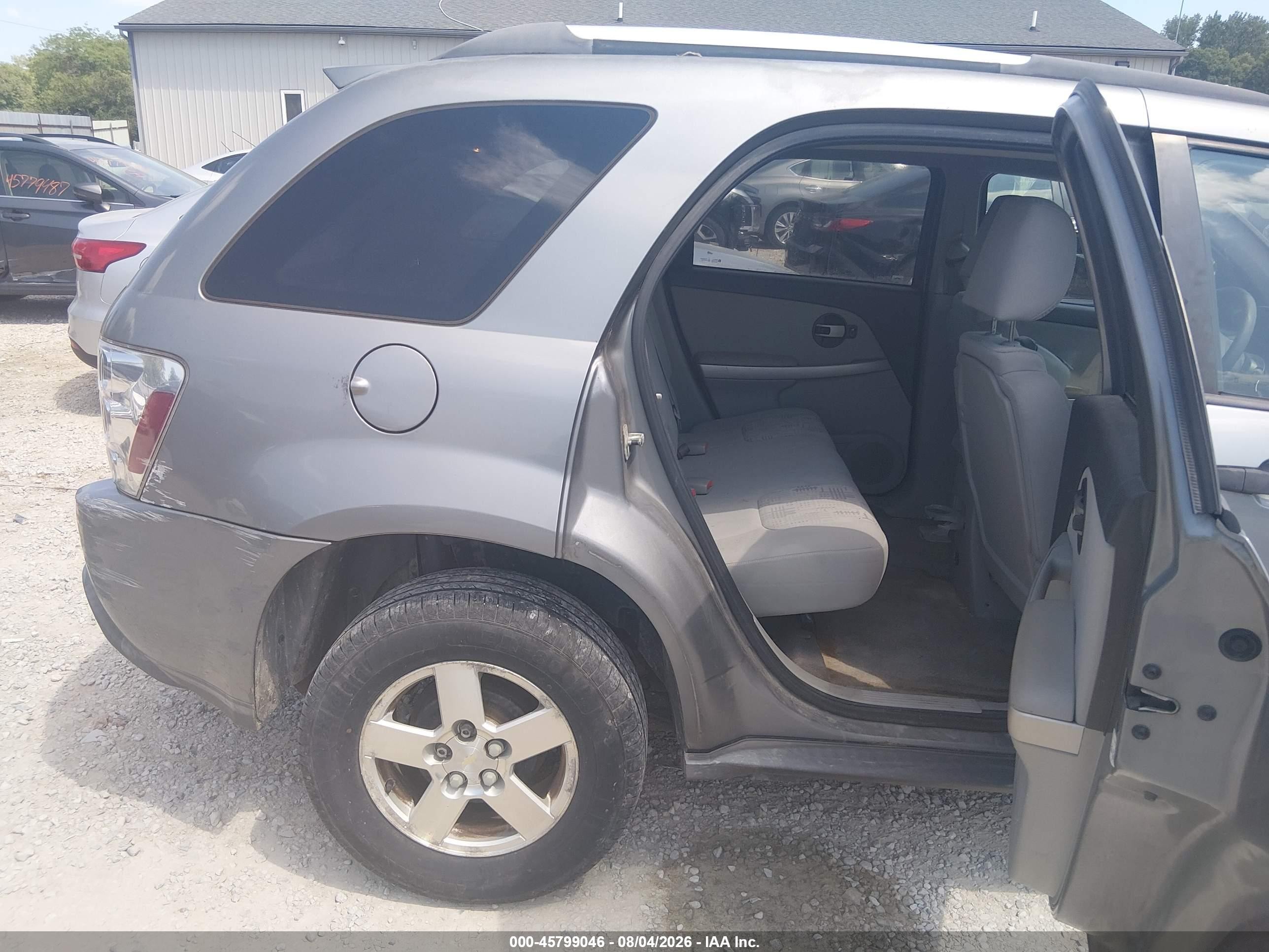 2005 Chevrolet Equinox Ls Gray vin: 2CNDL23F756091184