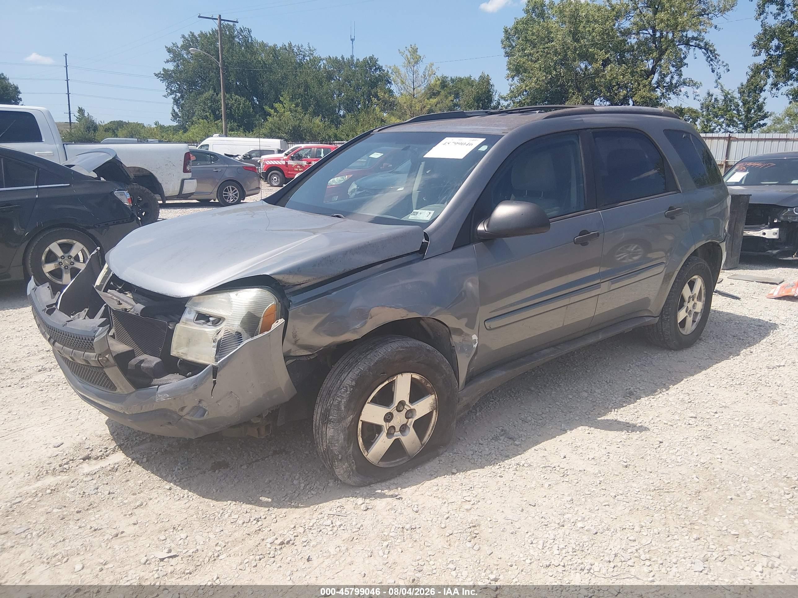2005 Chevrolet Equinox Ls Gray vin: 2CNDL23F756091184