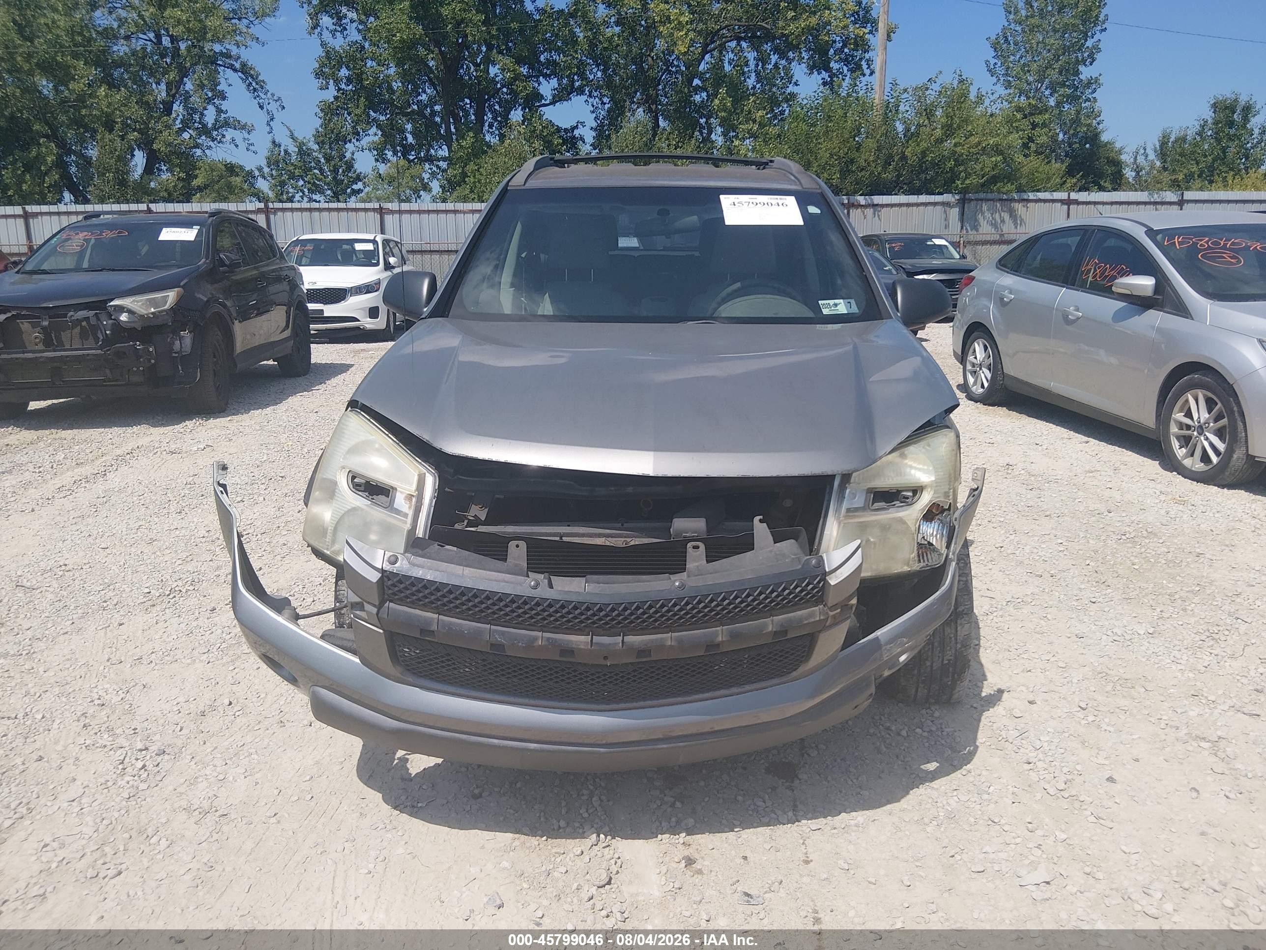 2005 Chevrolet Equinox Ls Gray vin: 2CNDL23F756091184