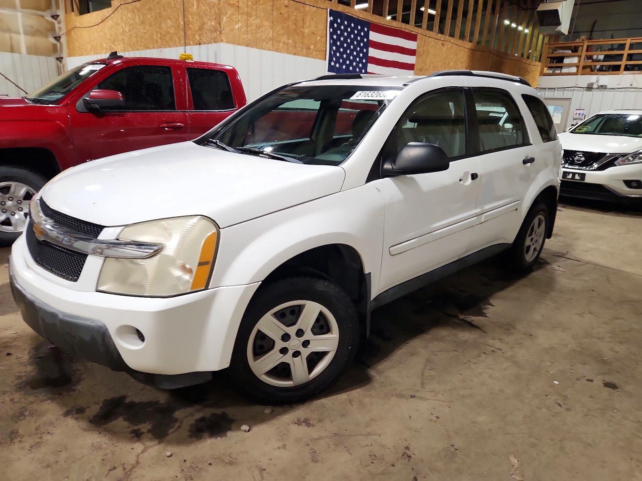 2006 Chevrolet Equinox Ls White vin: 2CNDL23F766132379