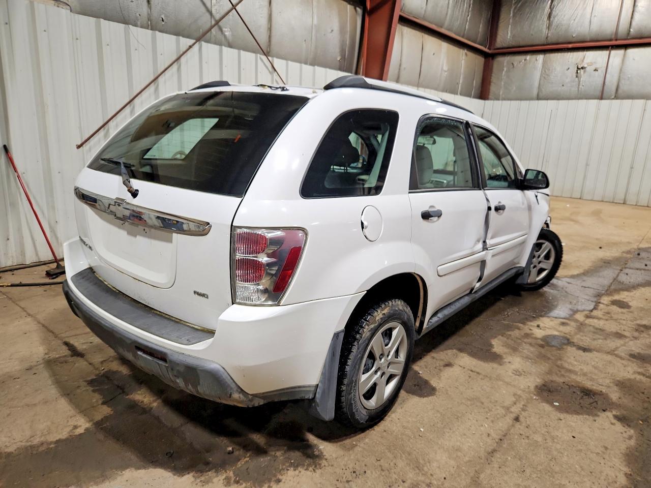 2006 Chevrolet Equinox Ls White vin: 2CNDL23F766132379