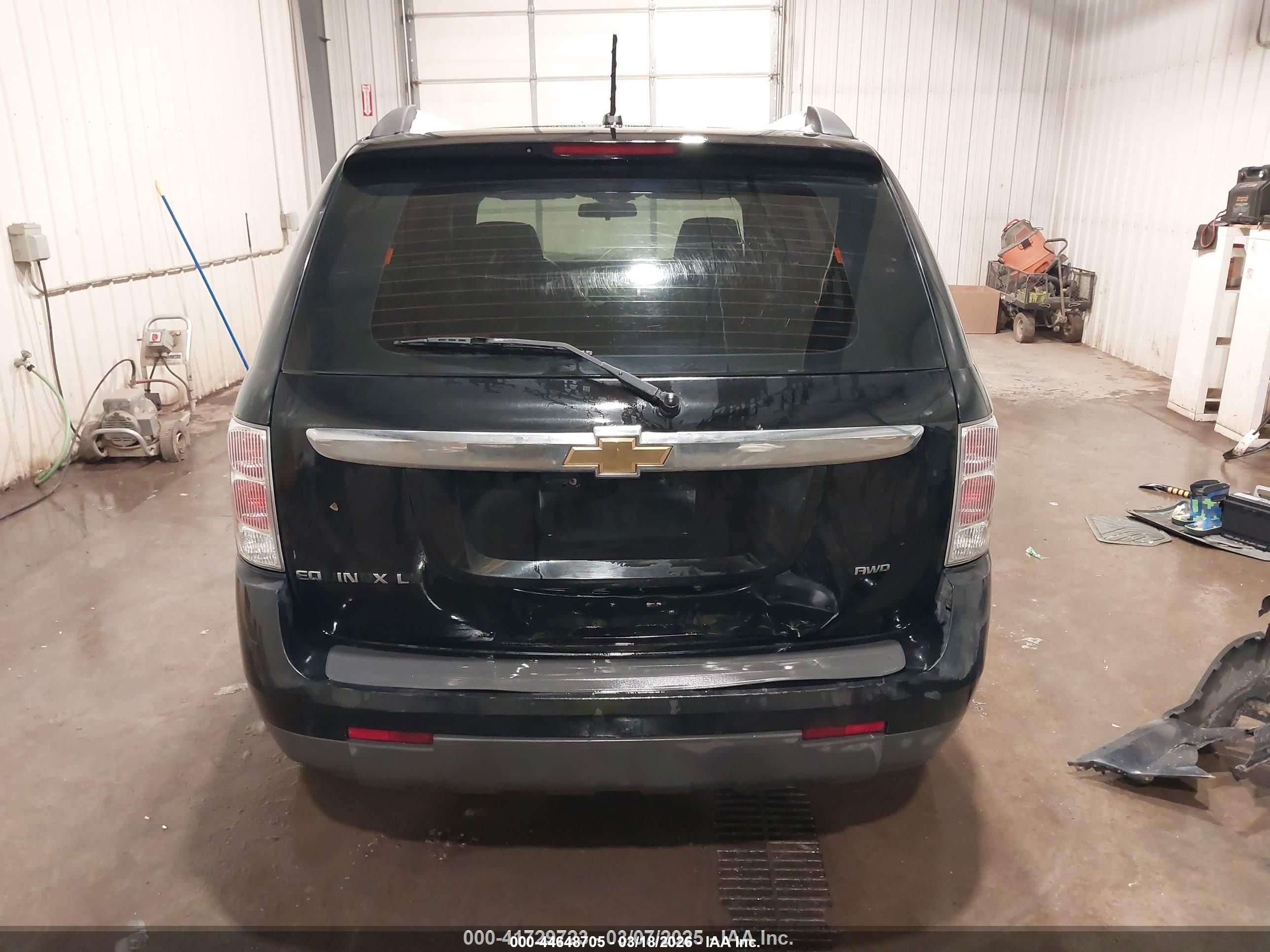 2007 Chevrolet Equinox Ls Black vin: 2CNDL23F776228935