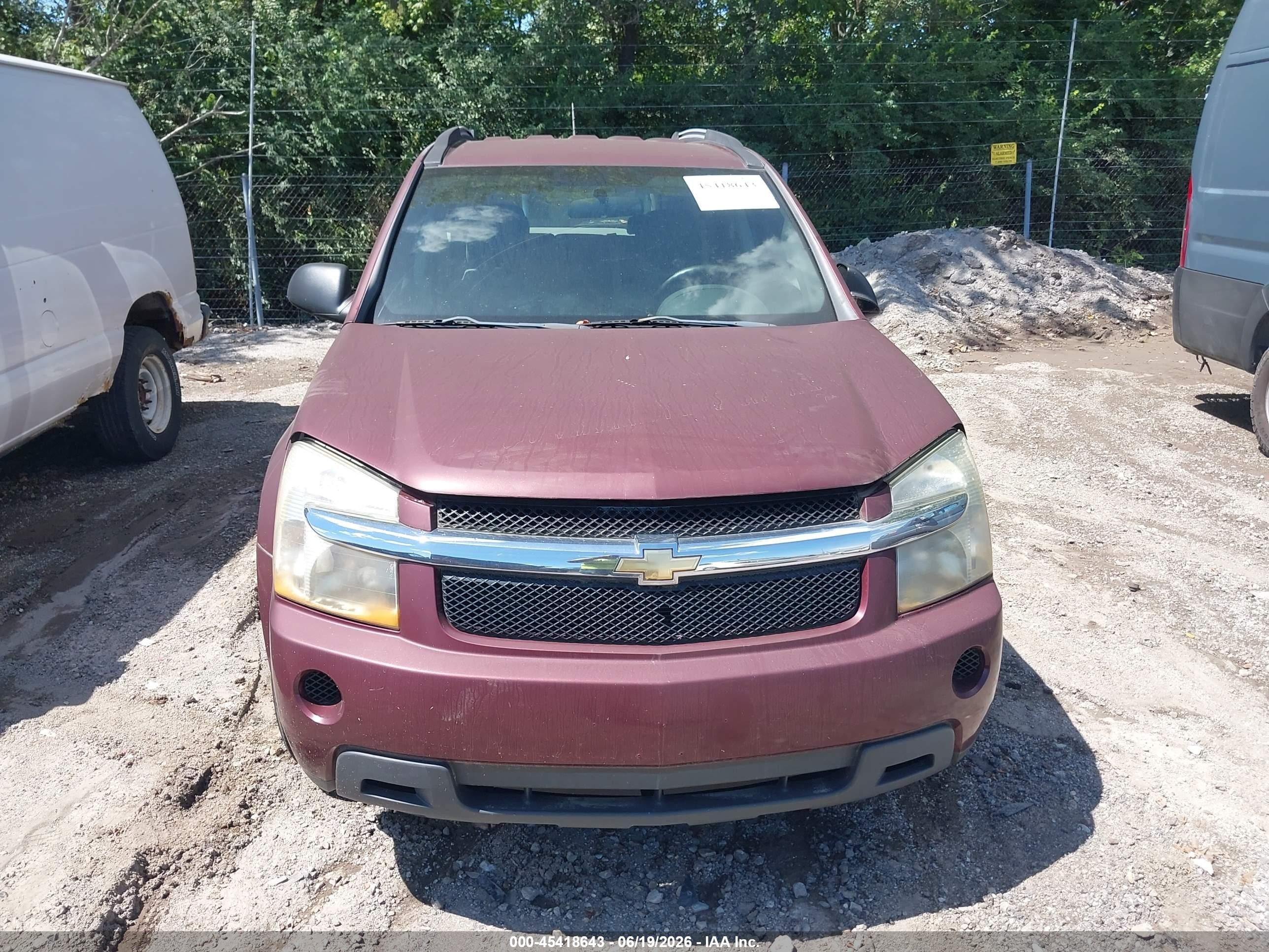 2008 Chevrolet Equinox Ls Purple vin: 2CNDL23F786001052
