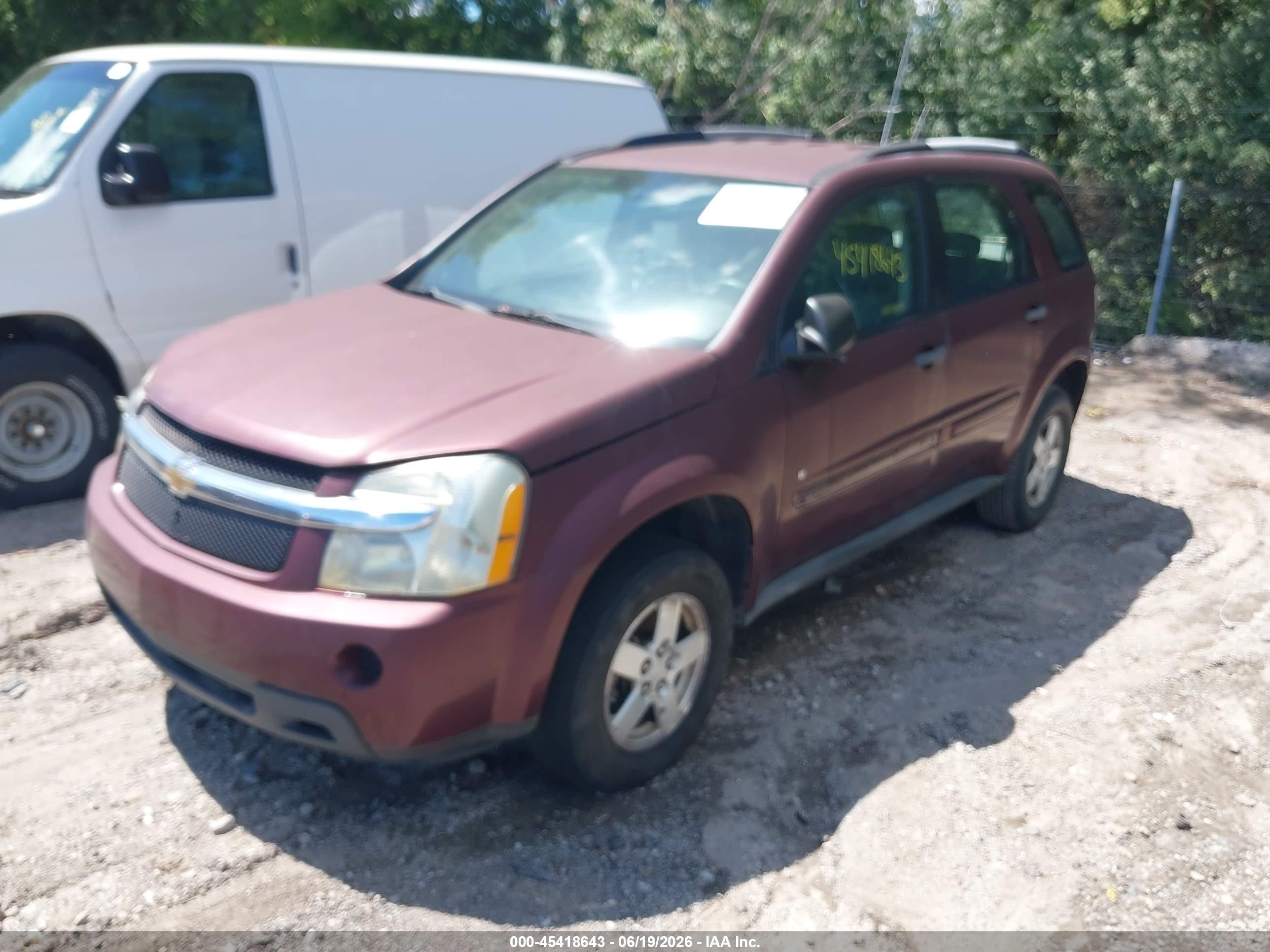 2008 Chevrolet Equinox Ls Purple vin: 2CNDL23F786001052