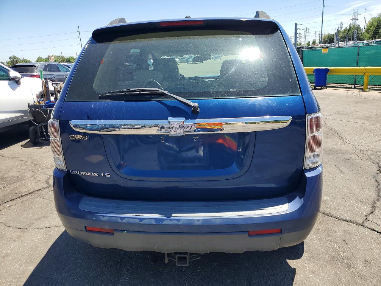 2008 Chevrolet Equinox Ls Синий vin: 2CNDL23F786059341