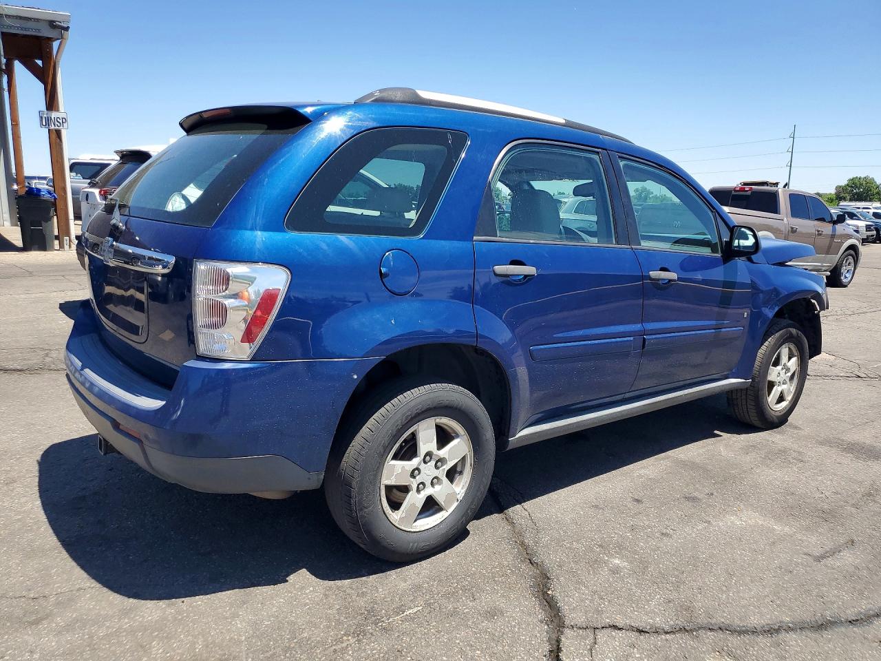 2008 Chevrolet Equinox Ls Синий vin: 2CNDL23F786059341
