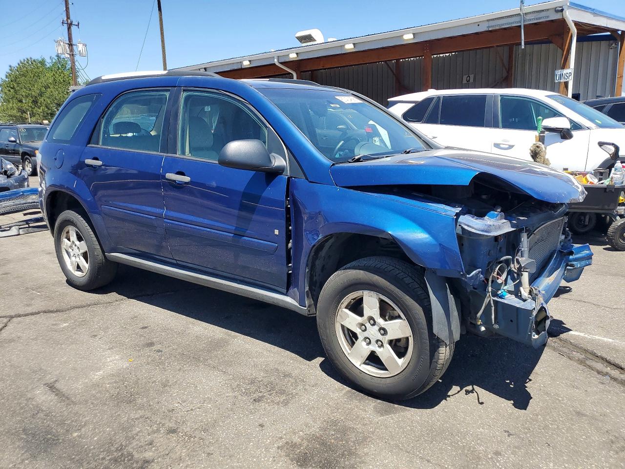 2008 Chevrolet Equinox Ls Синий vin: 2CNDL23F786059341
