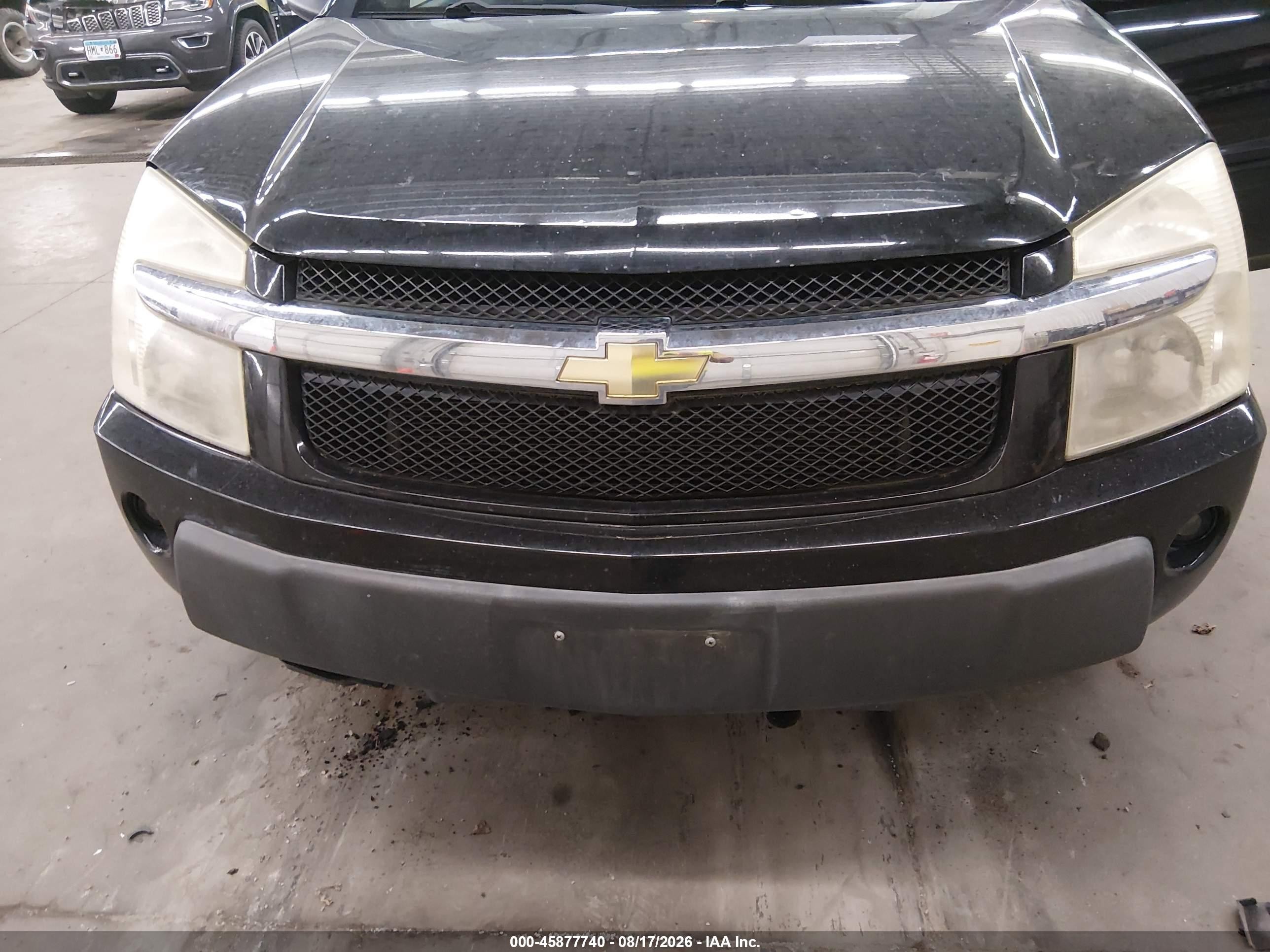 2005 Chevrolet Equinox Ls Black vin: 2CNDL23F856058503
