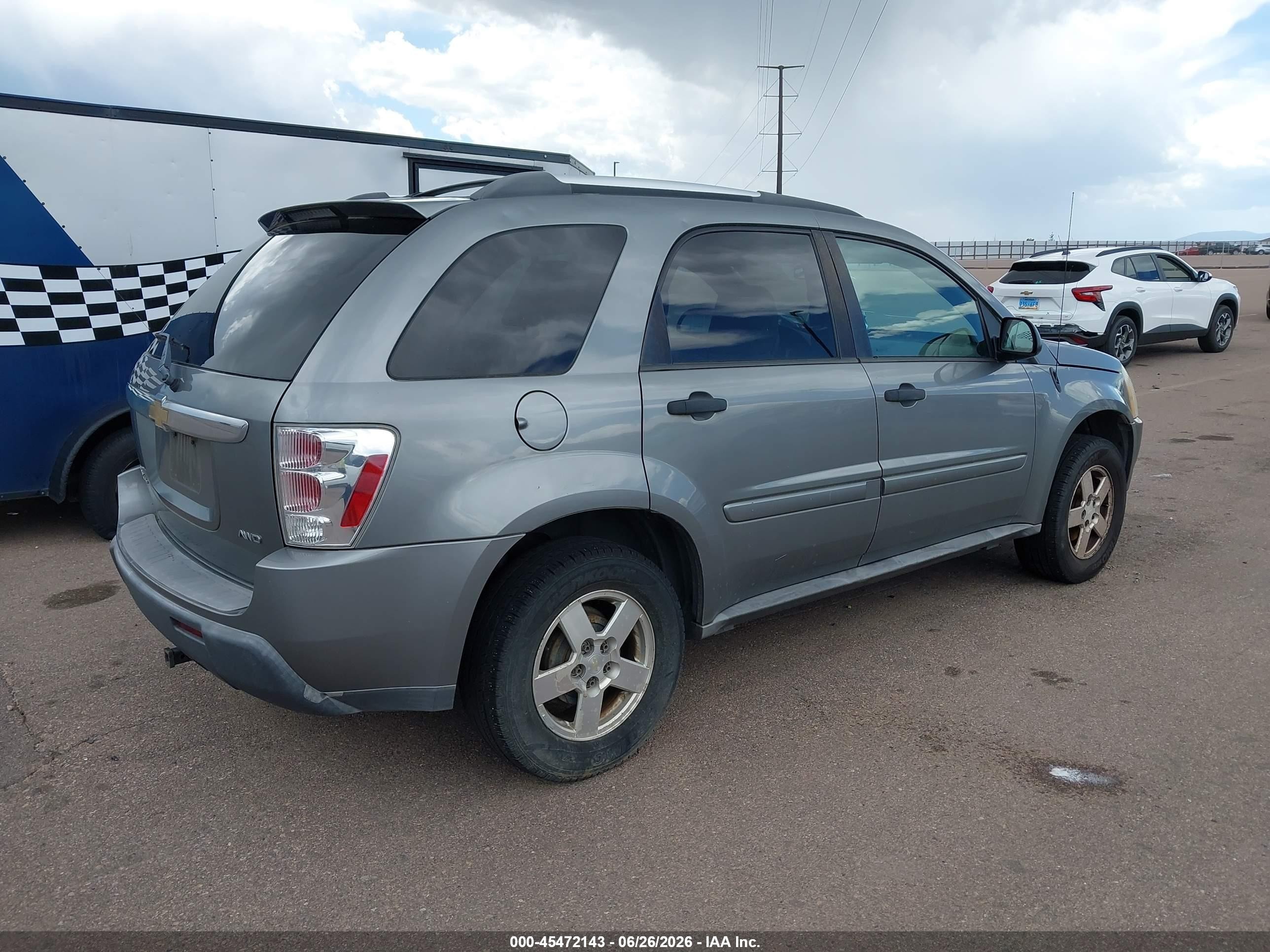 2005 Chevrolet Equinox Ls Silver vin: 2CNDL23F856148489