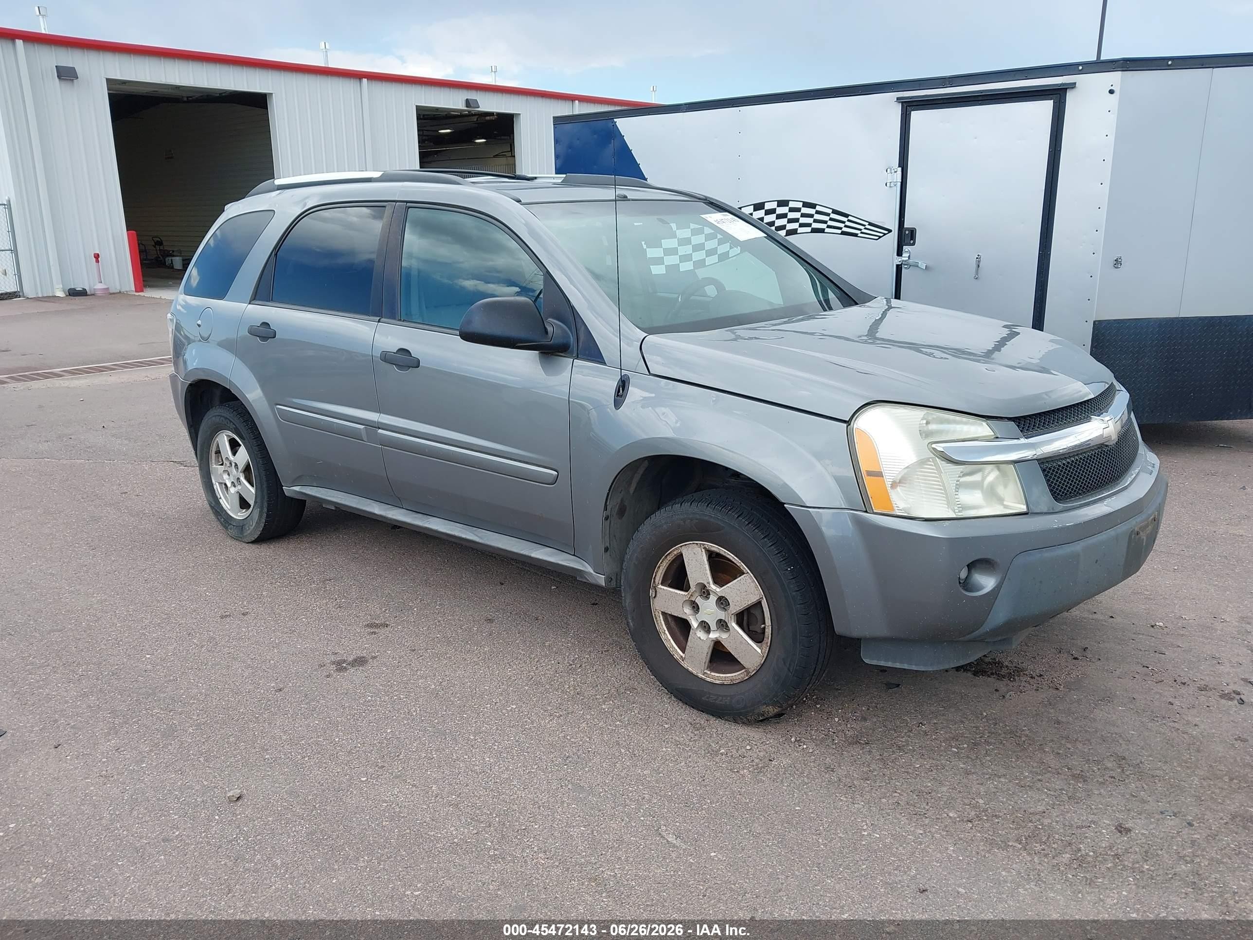 2005 Chevrolet Equinox Ls Silver vin: 2CNDL23F856148489