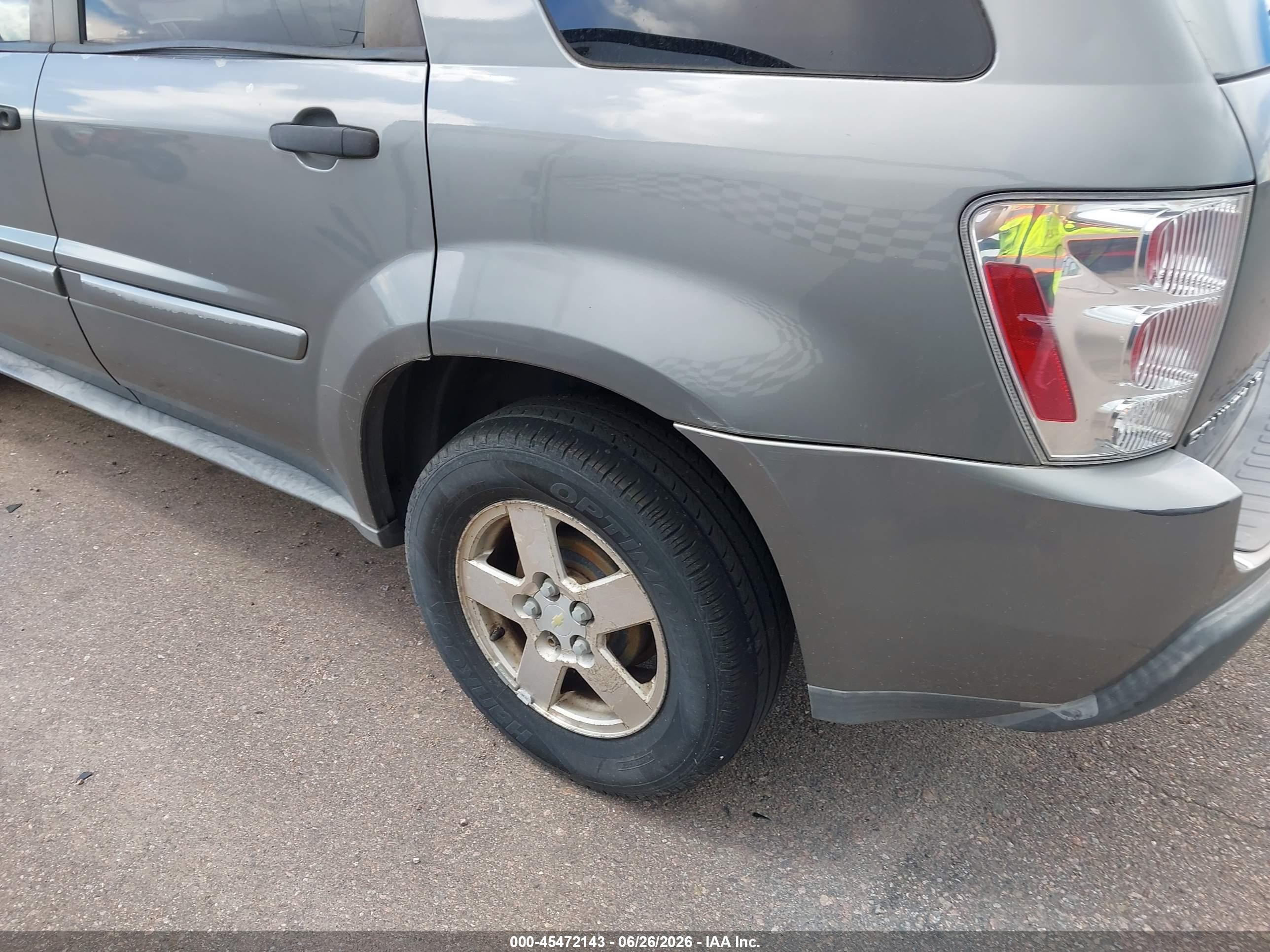 2005 Chevrolet Equinox Ls Silver vin: 2CNDL23F856148489