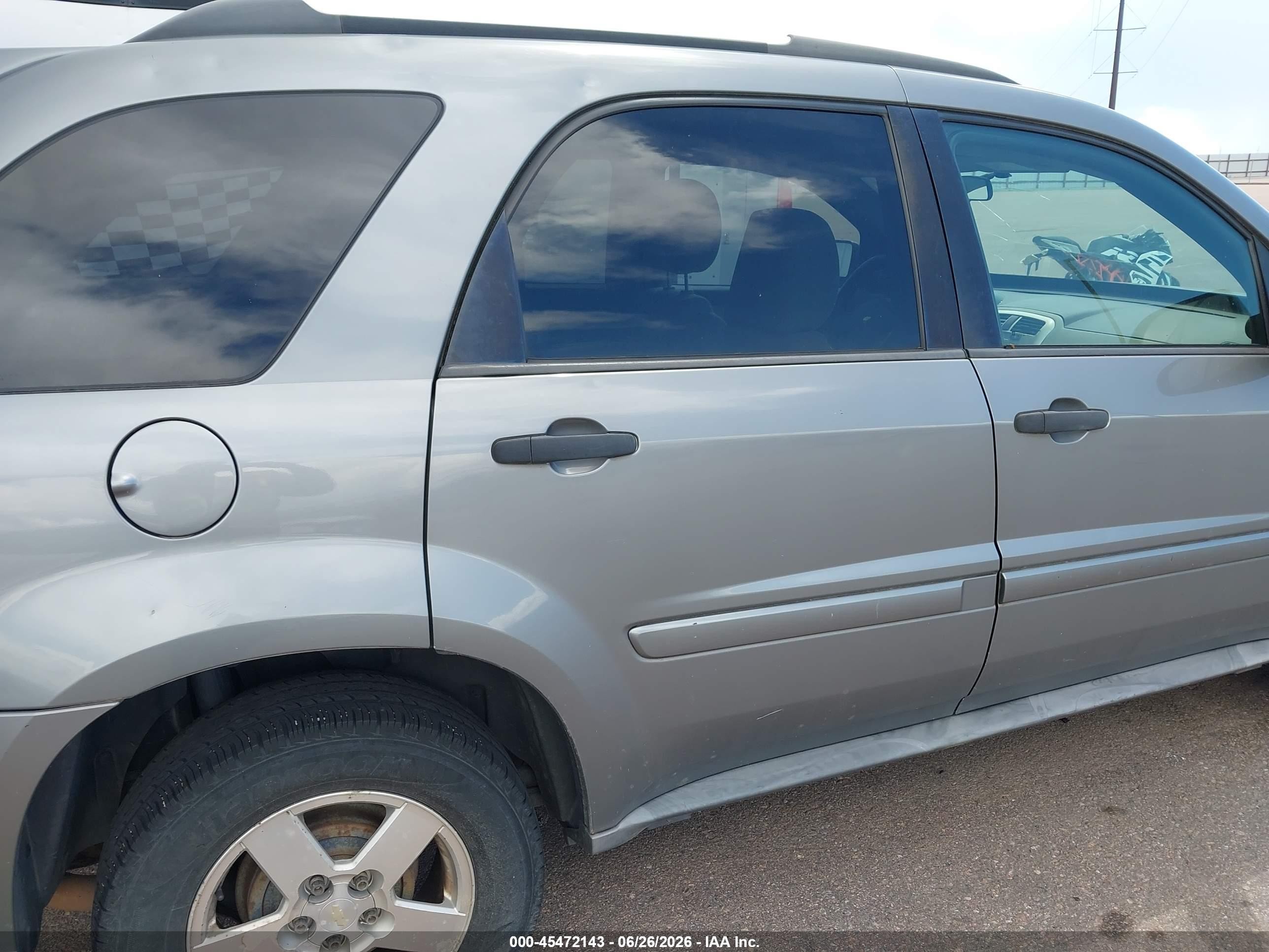 2005 Chevrolet Equinox Ls Silver vin: 2CNDL23F856148489