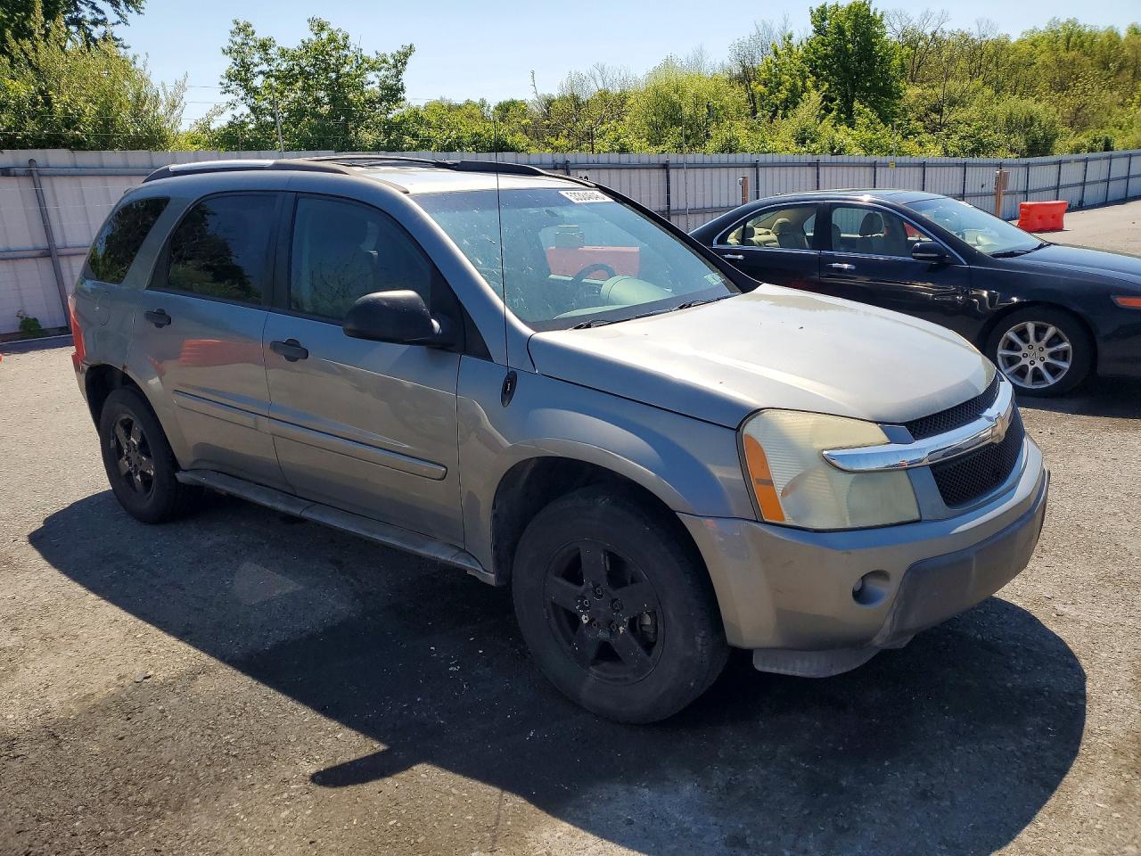 2005 Chevrolet Equinox Ls Silver vin: 2CNDL23F856150663