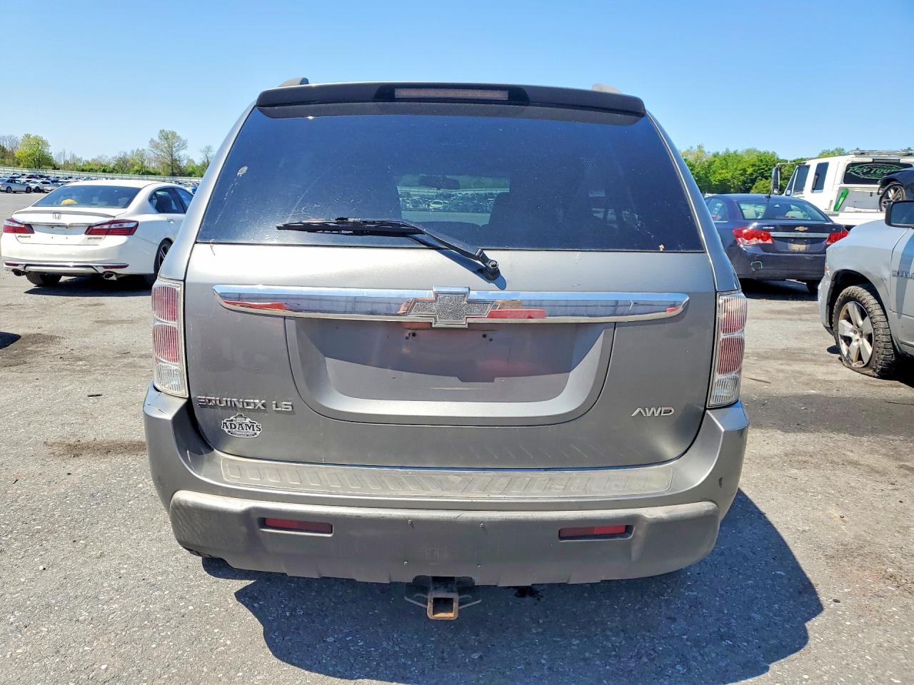2005 Chevrolet Equinox Ls Silver vin: 2CNDL23F856150663