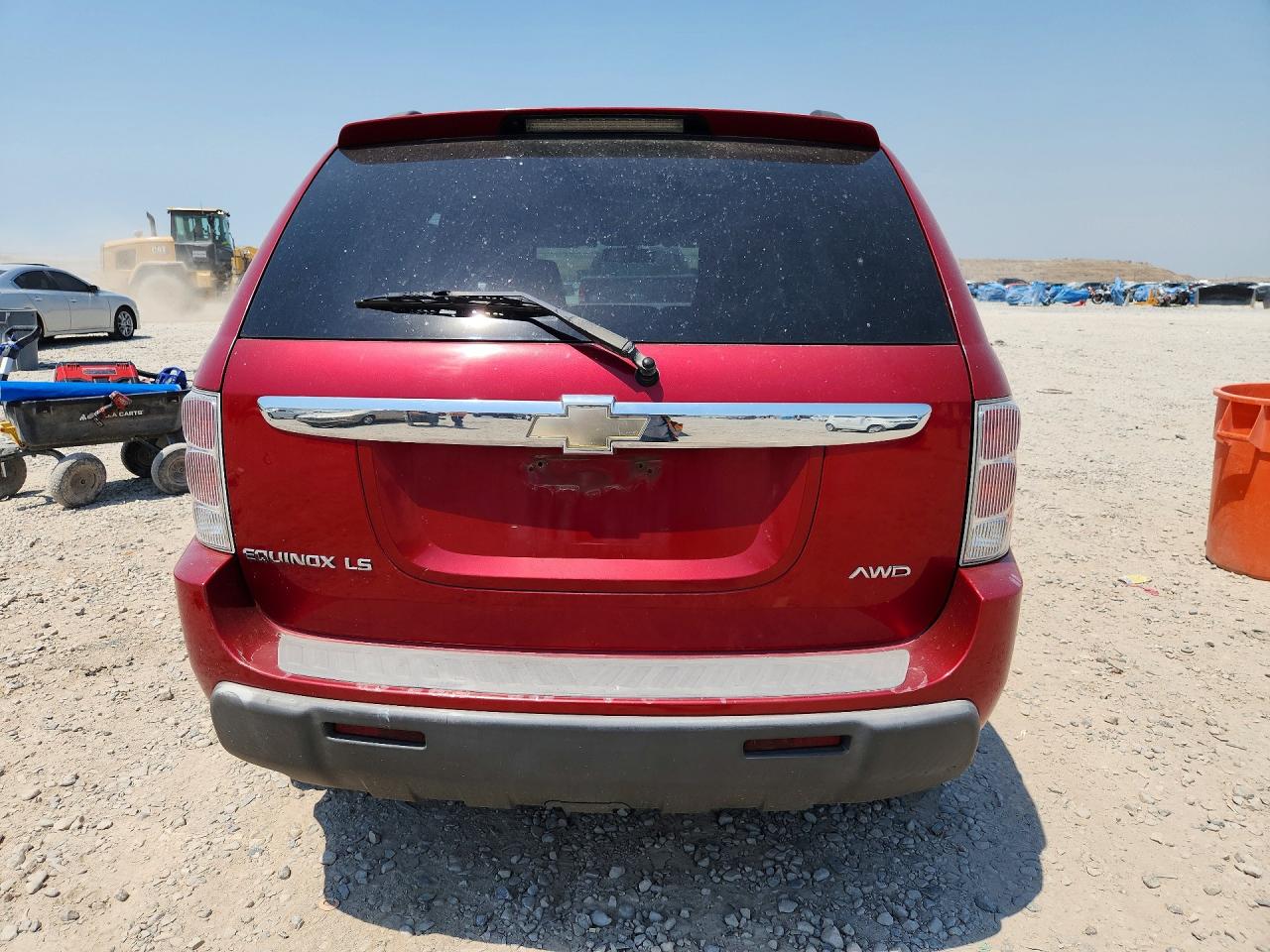 2005 Chevrolet Equinox Ls Burgundy vin: 2CNDL23F856158648