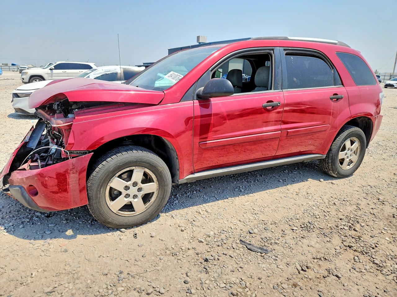 2005 Chevrolet Equinox Ls Burgundy vin: 2CNDL23F856158648