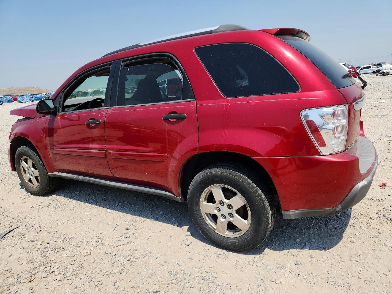 2005 Chevrolet Equinox Ls Burgundy vin: 2CNDL23F856158648